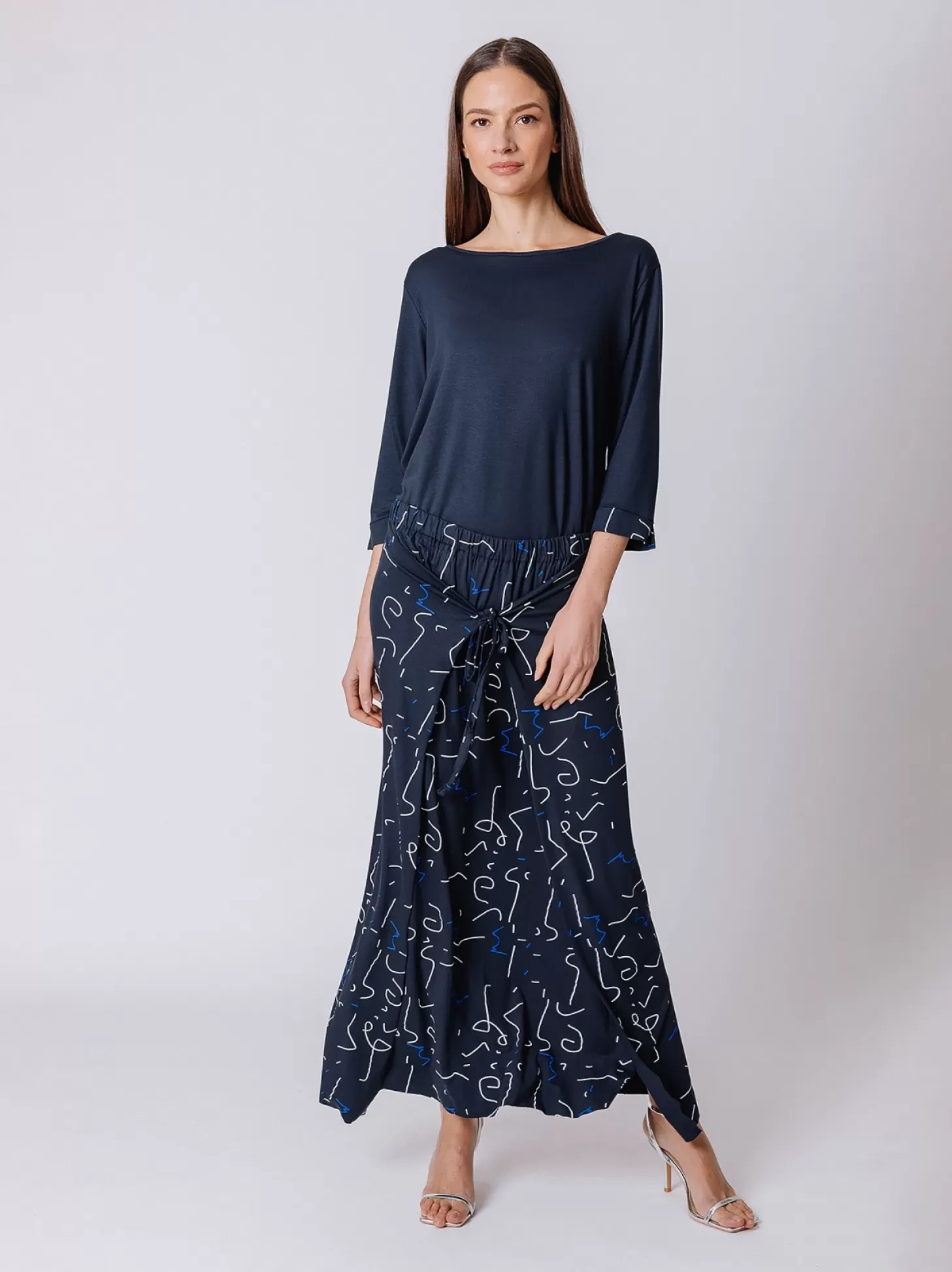 Women Martino Midali All Over Abstract Print Skirt