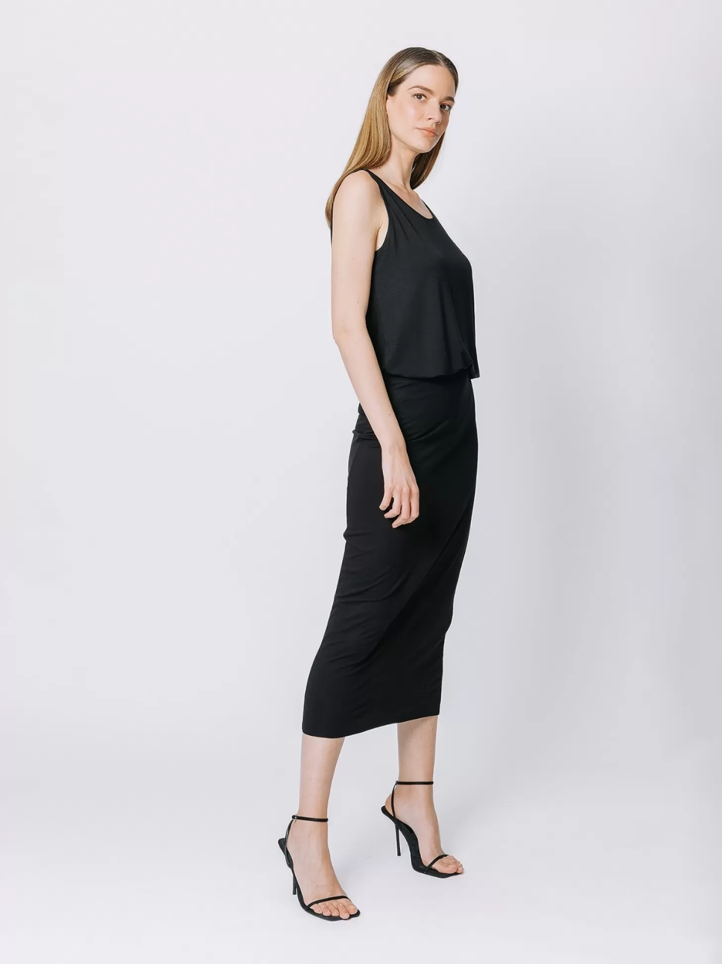 Women Martino Midali Black Pencil Skirt