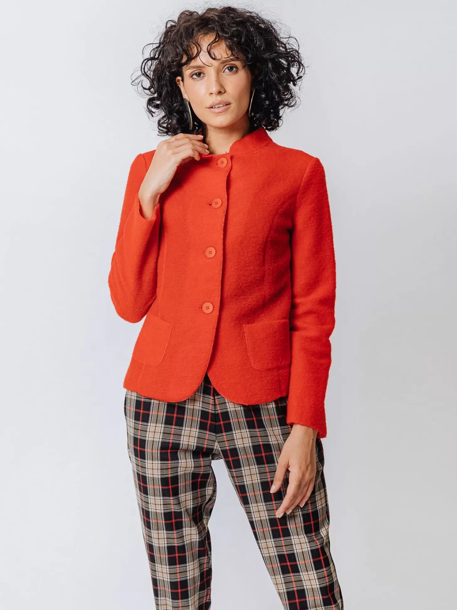 Women Martino Midali Blazer In Boiled Wool