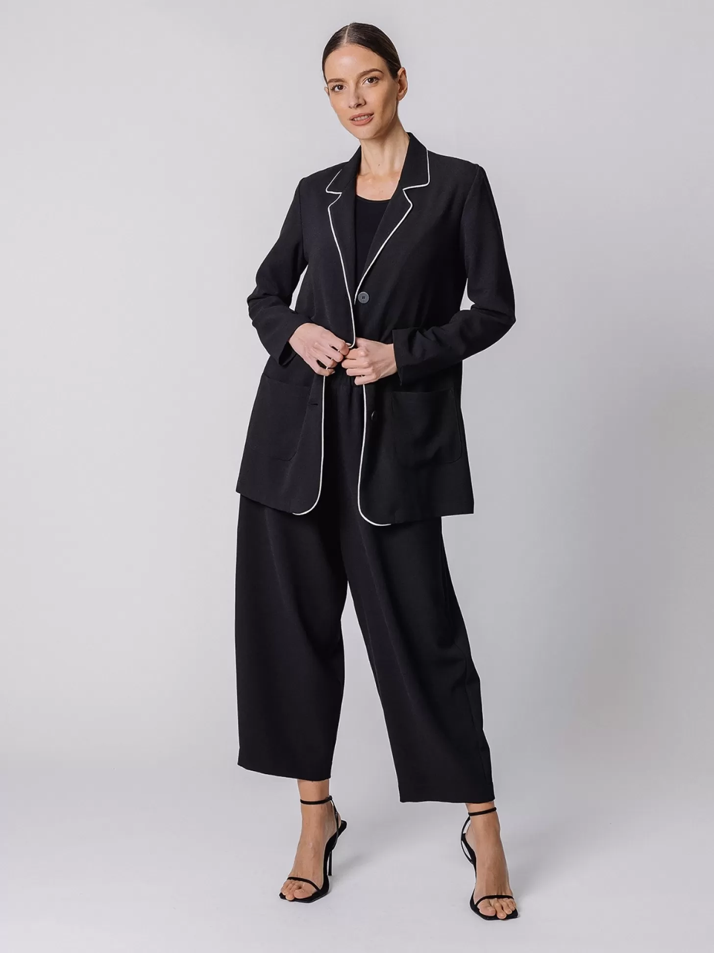 Women Martino Midali Blazer With Piping Details