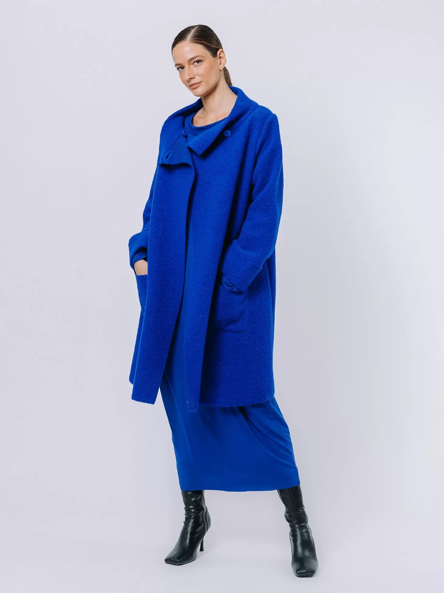 Women Martino Midali Boiled Wool Coat