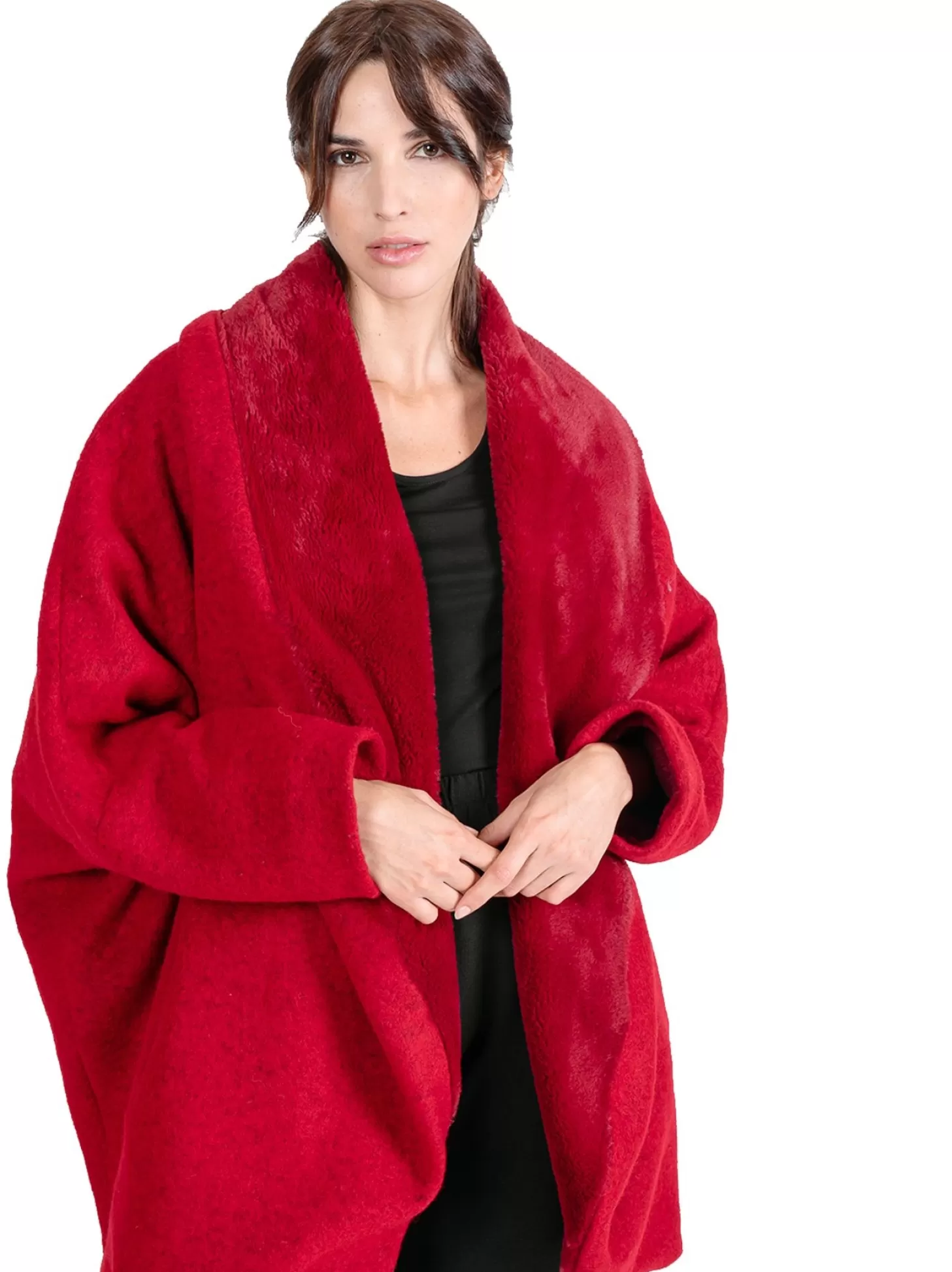 Women Martino Midali Cappotto In Lana Cotta Foderato In Ecofur