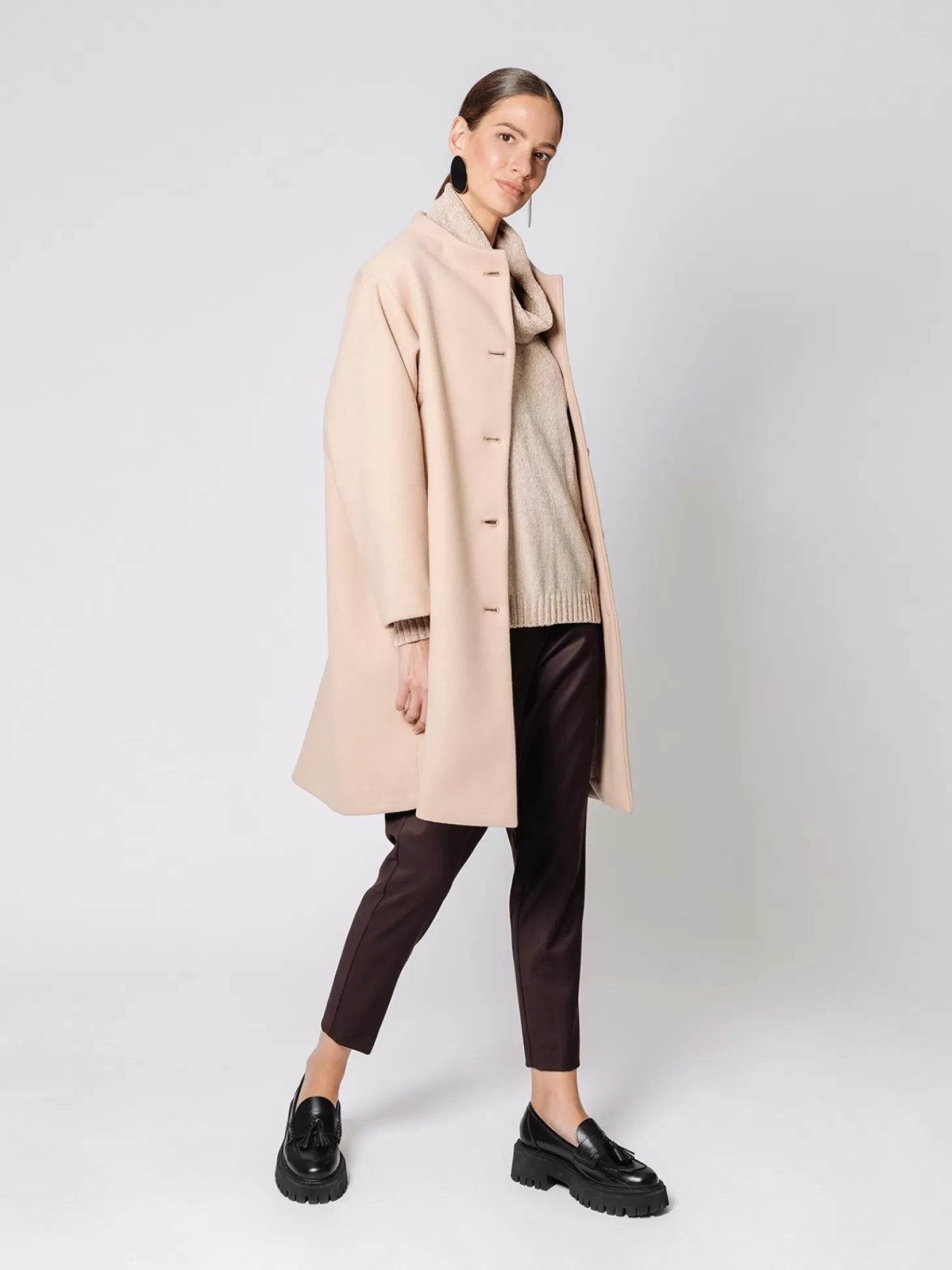 Women Martino Midali Cappotto In Panno