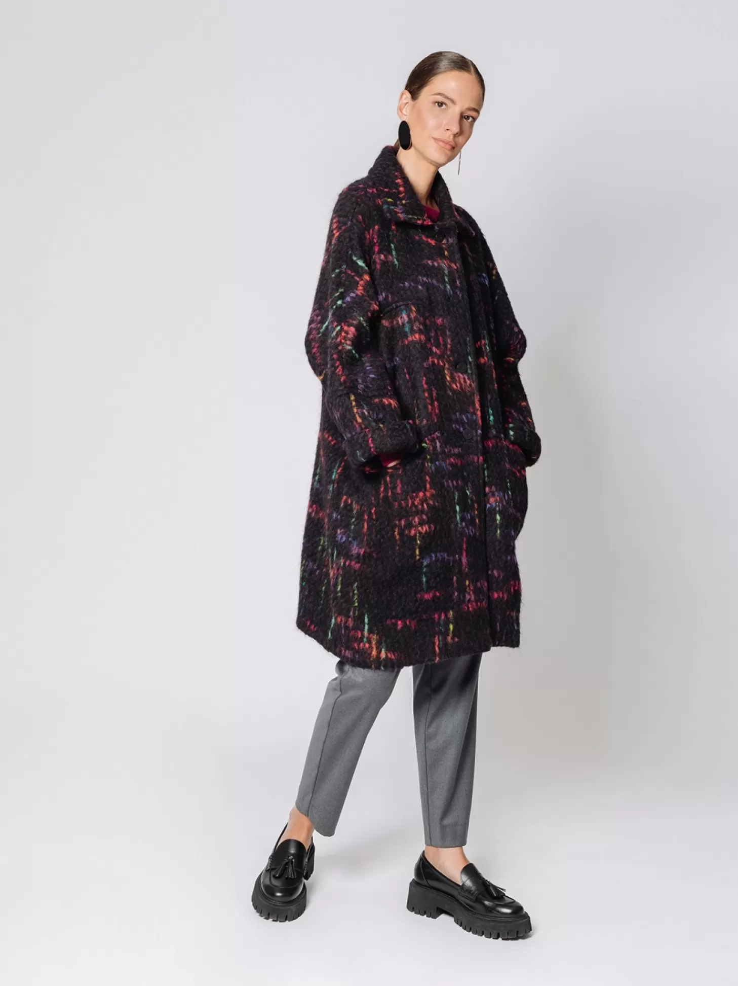 Women Martino Midali Cappotto Over Multicolor