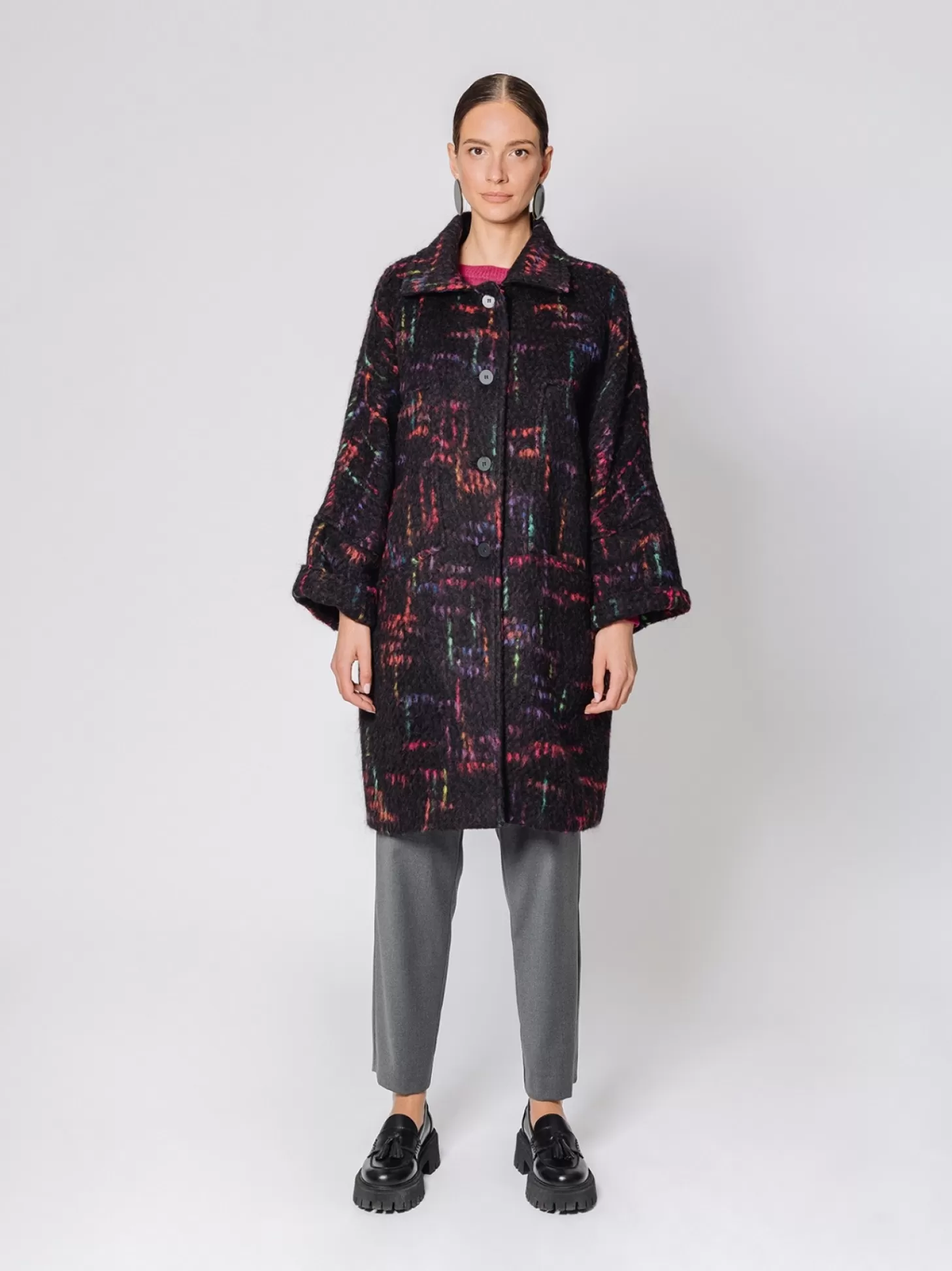 Women Martino Midali Cappotto Over Multicolor