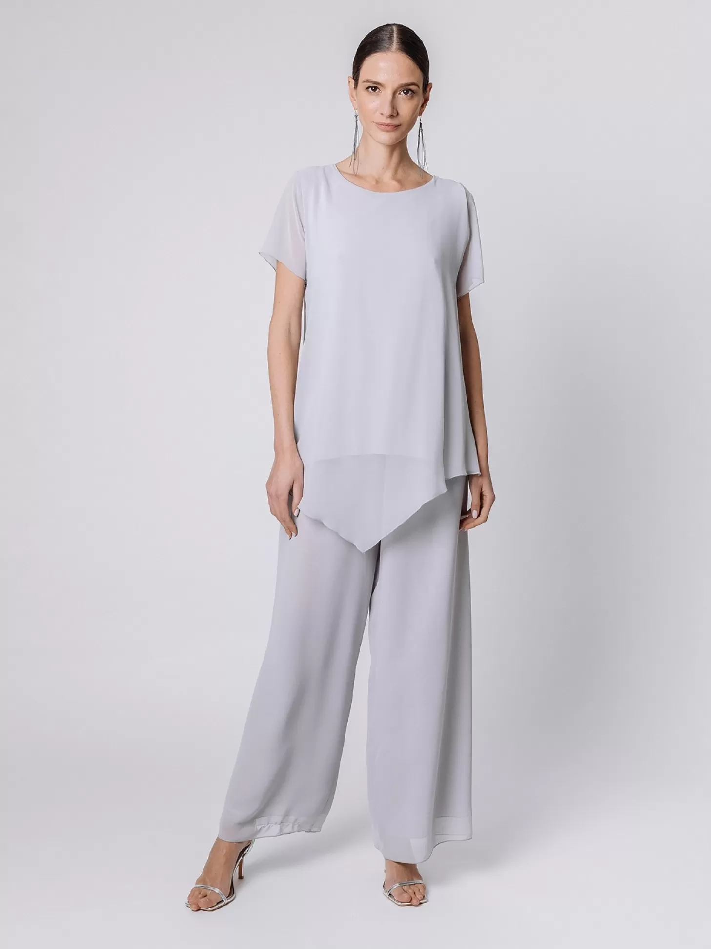 Women Martino Midali Double Chiffon T-Shirt