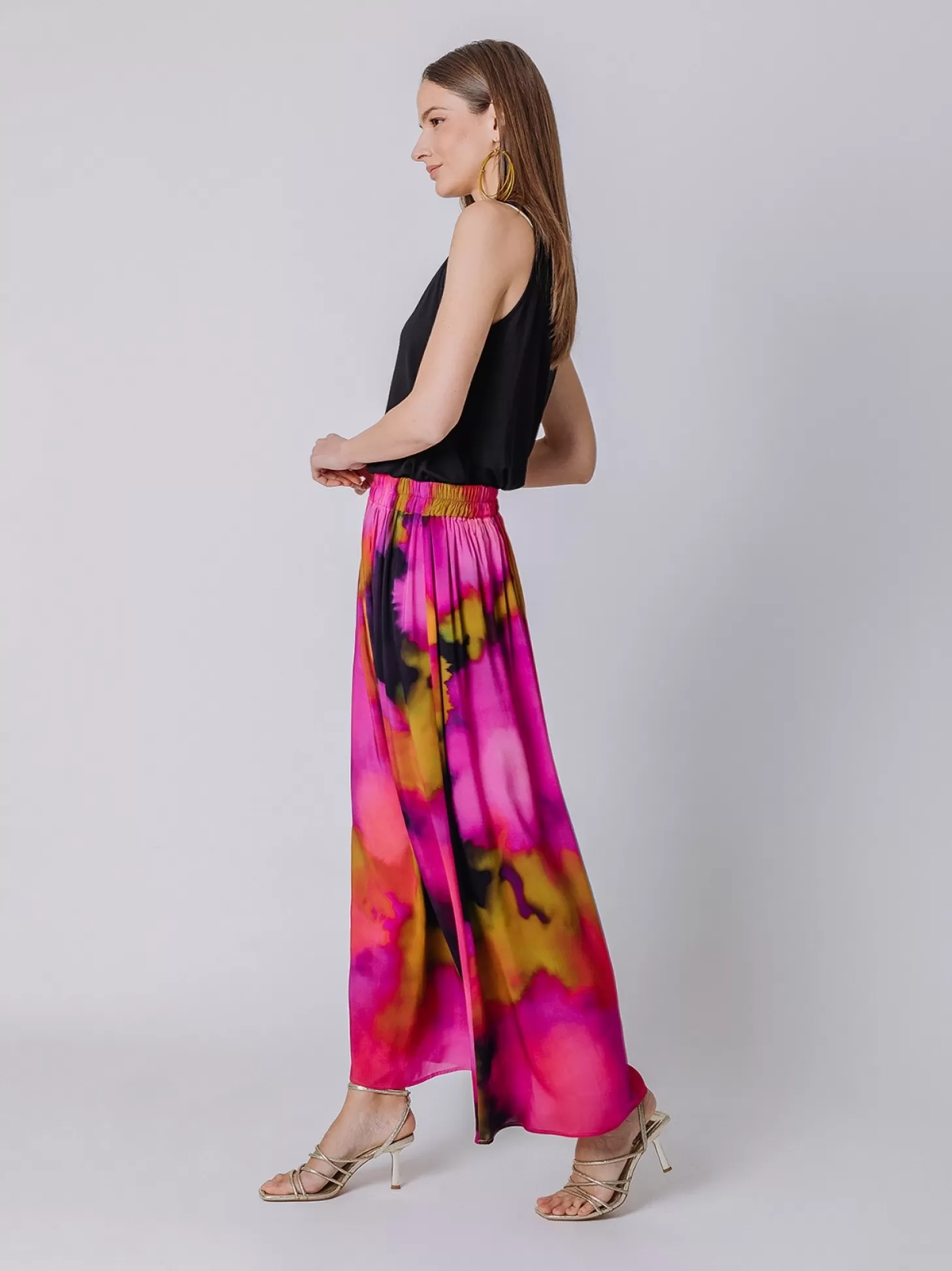 Women Martino Midali Flower Power Maxi Skirt