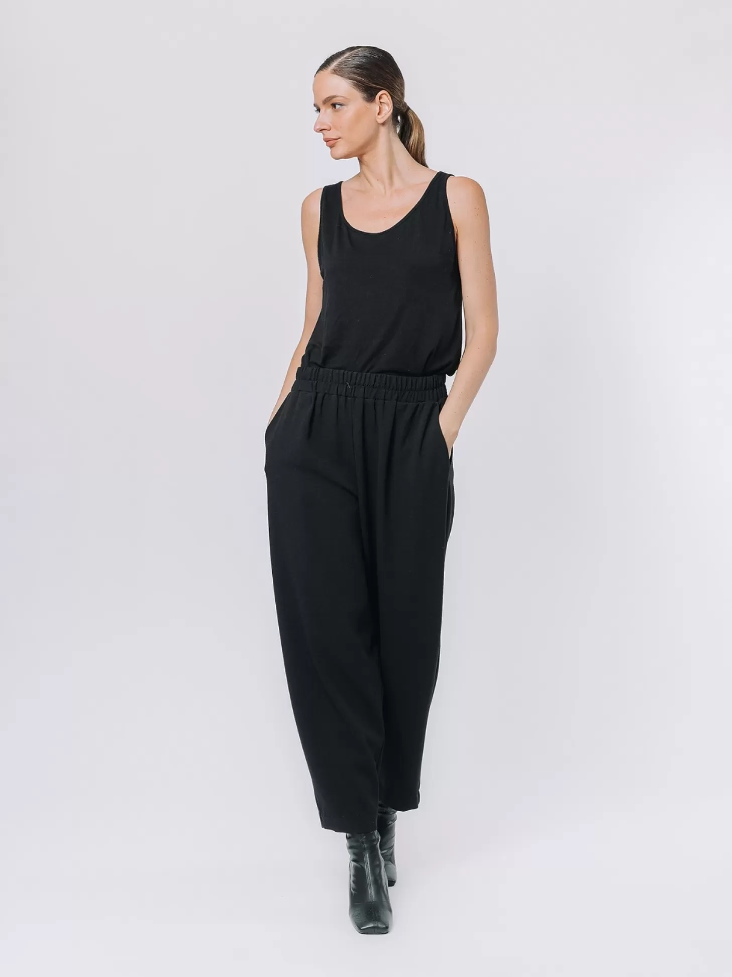 Women Martino Midali Gaucho Trousers In Crepe