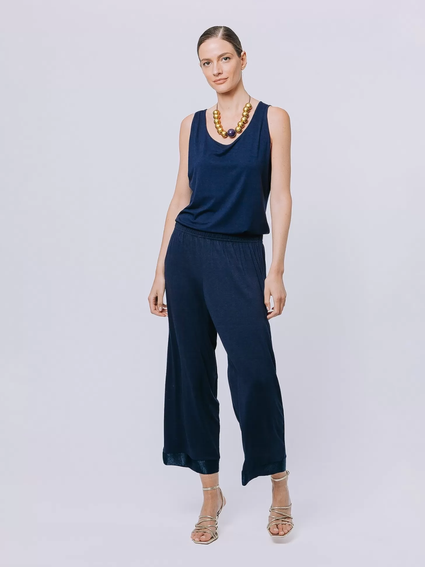 Women Martino Midali Iridescent Cropped Trousers