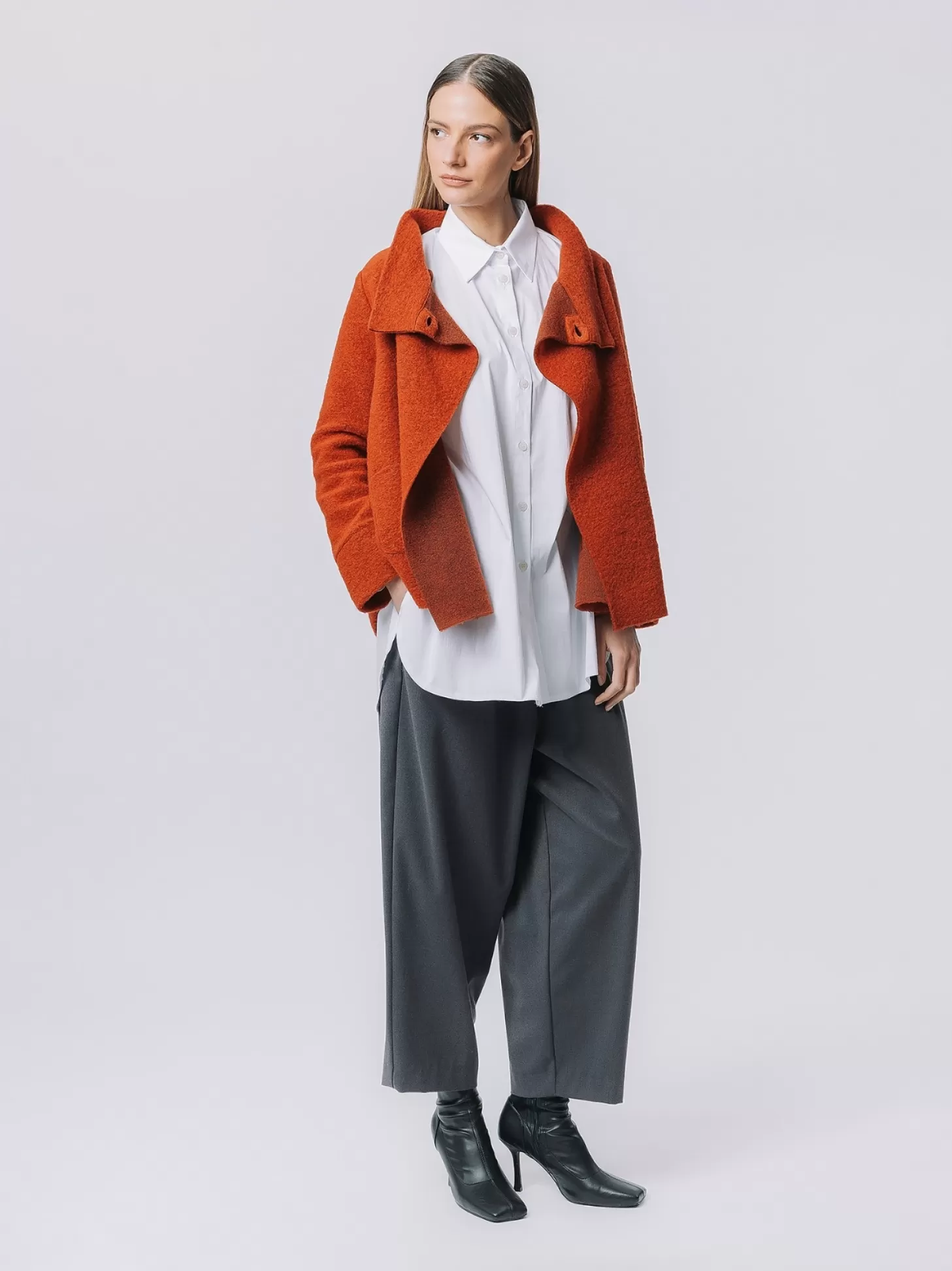 Women Martino Midali Jacket In Boiled Wool