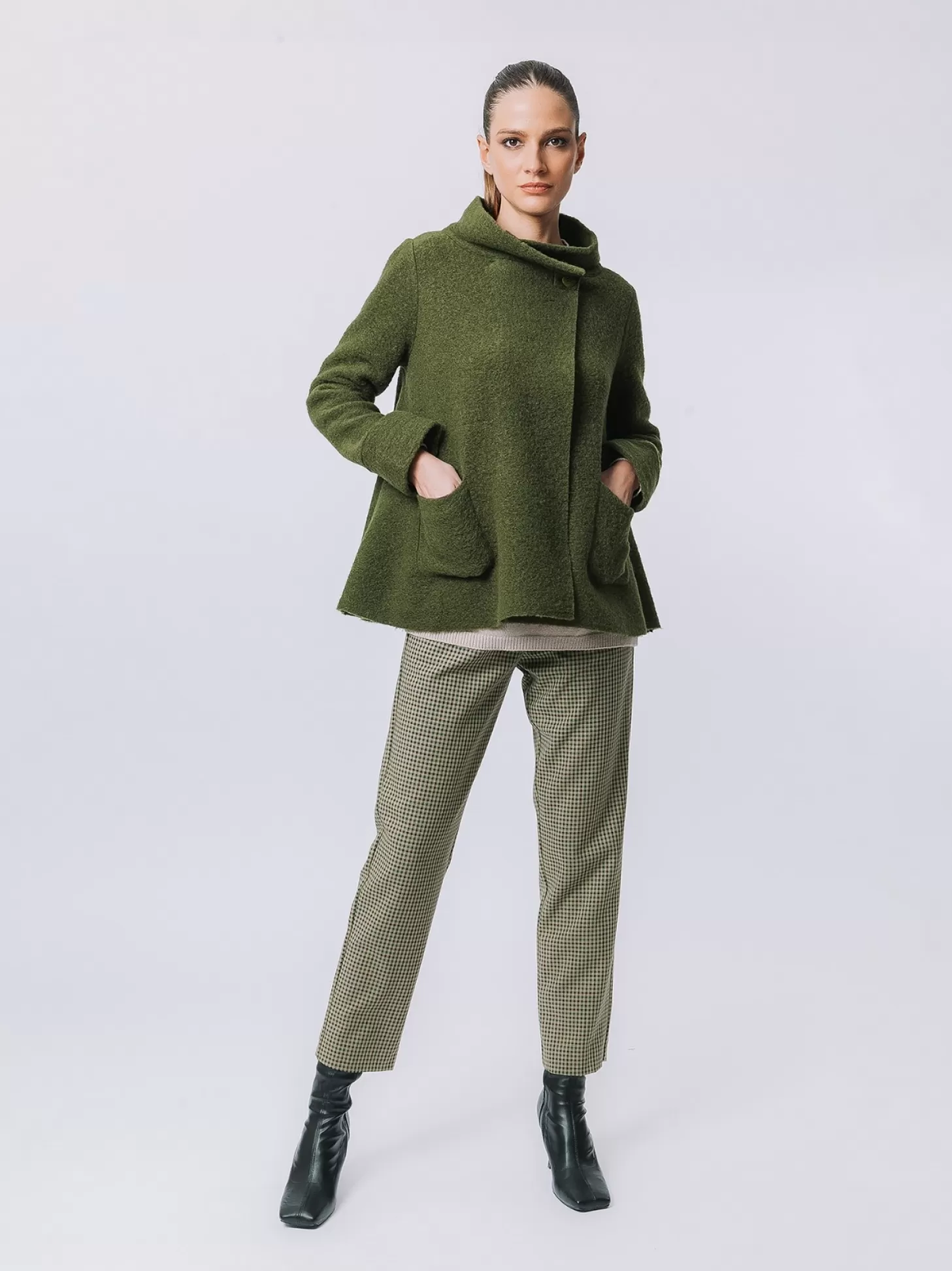 Women Martino Midali Jacket In Boiled Wool