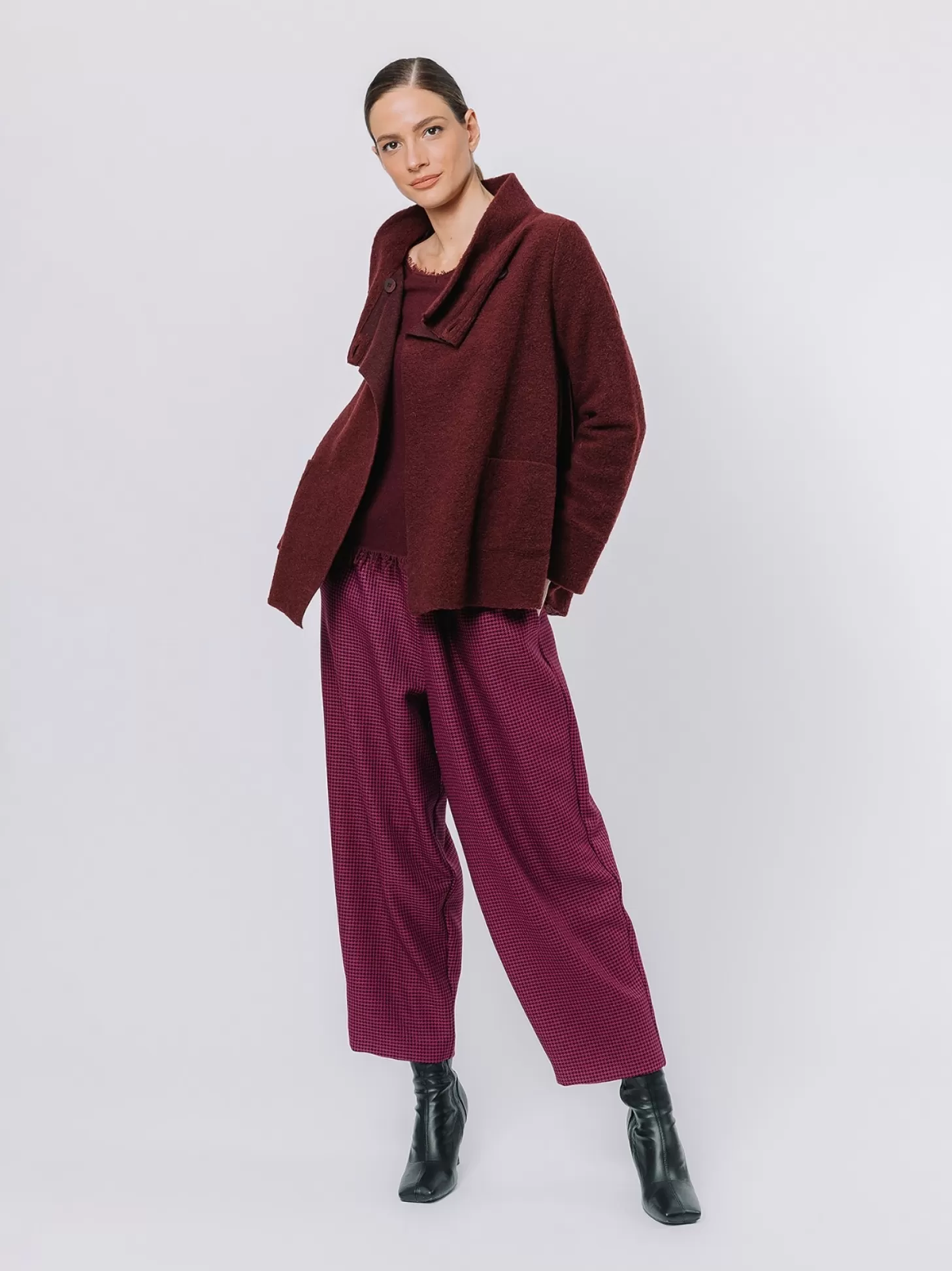 Women Martino Midali Jacket In Boiled Wool