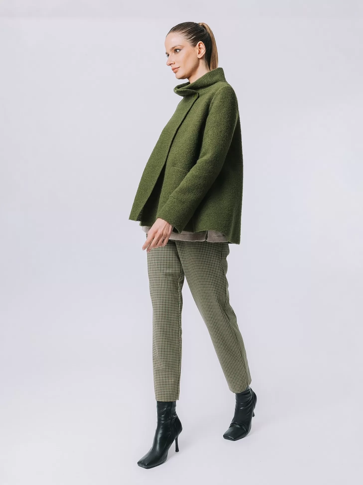 Women Martino Midali Jacket In Boiled Wool