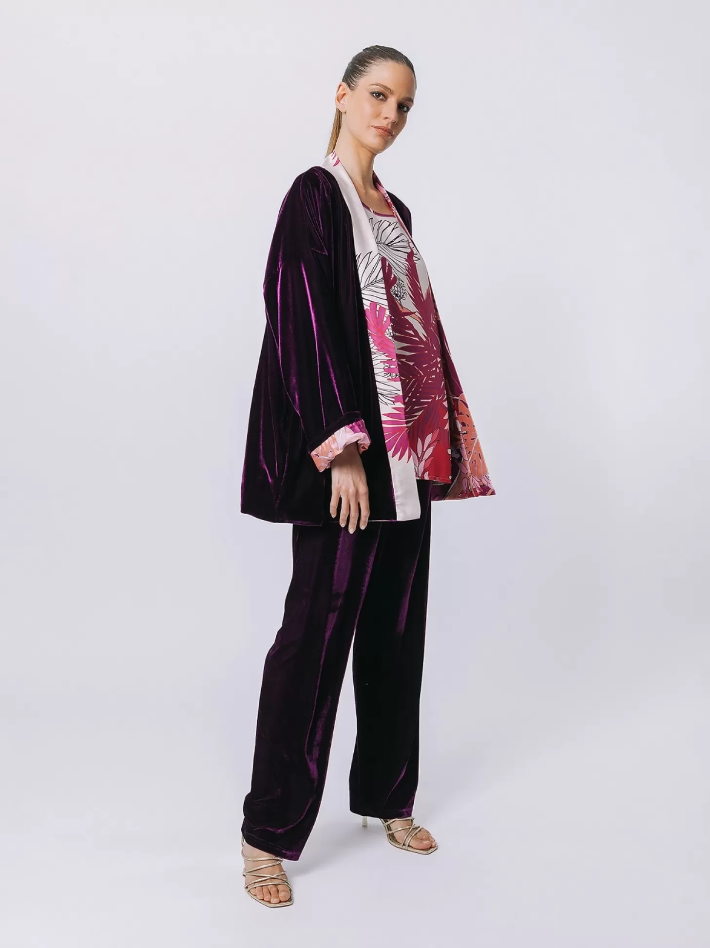 Women Martino Midali Kimono Blazer Double Face Limited Edition