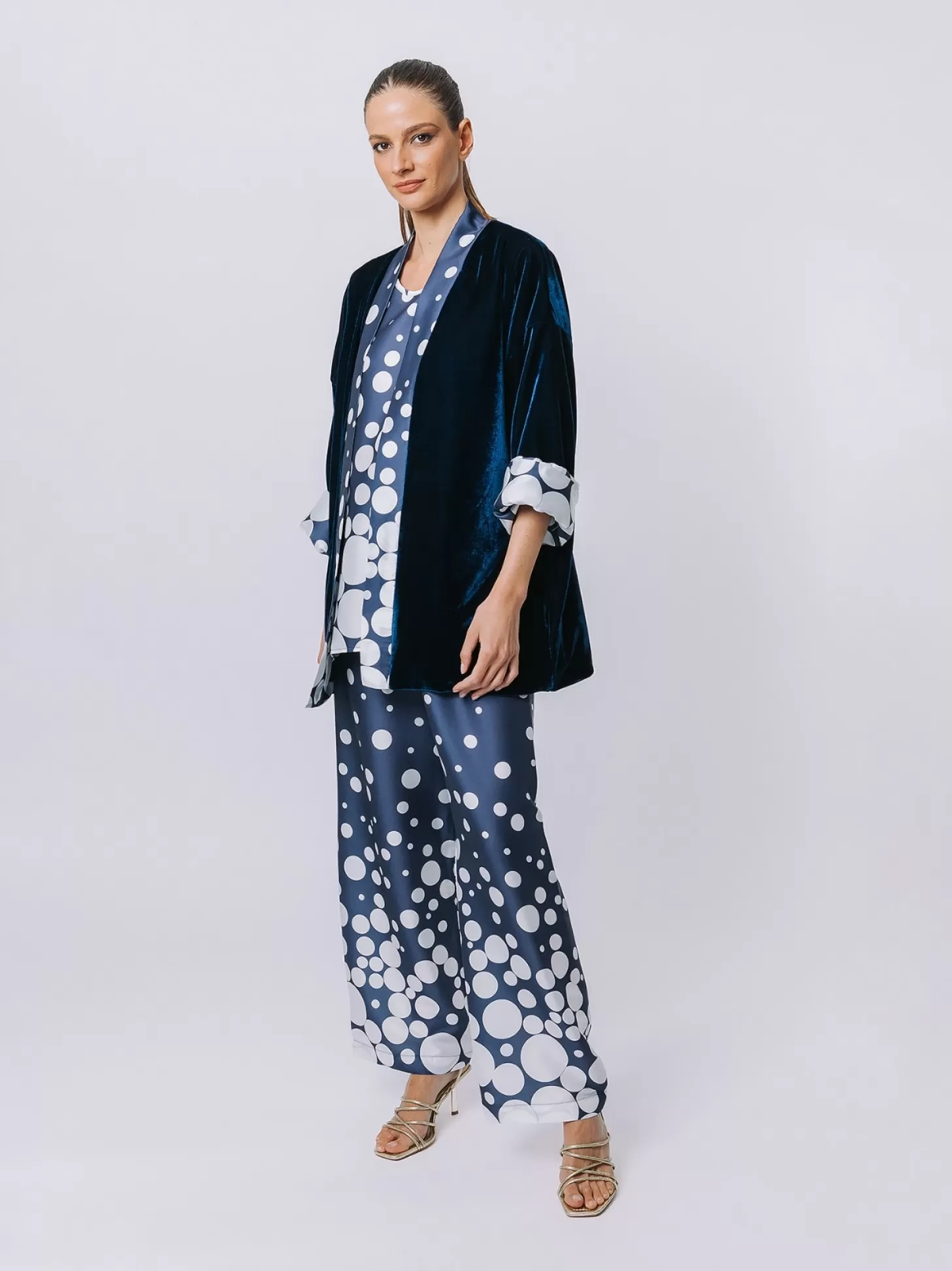 Women Martino Midali Kimono Blazer Double Face Limited Edition