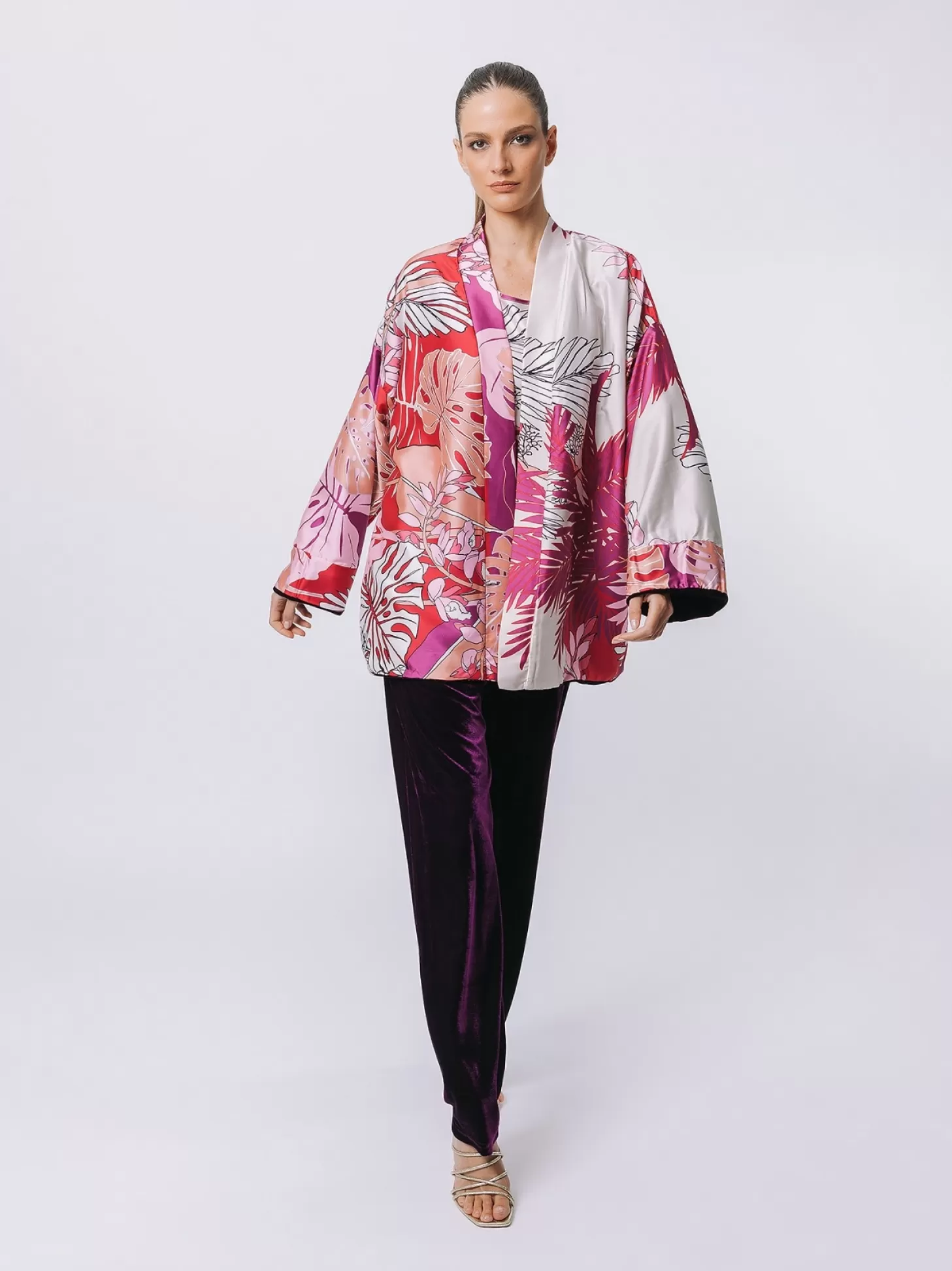 Women Martino Midali Kimono Blazer Double Face Limited Edition