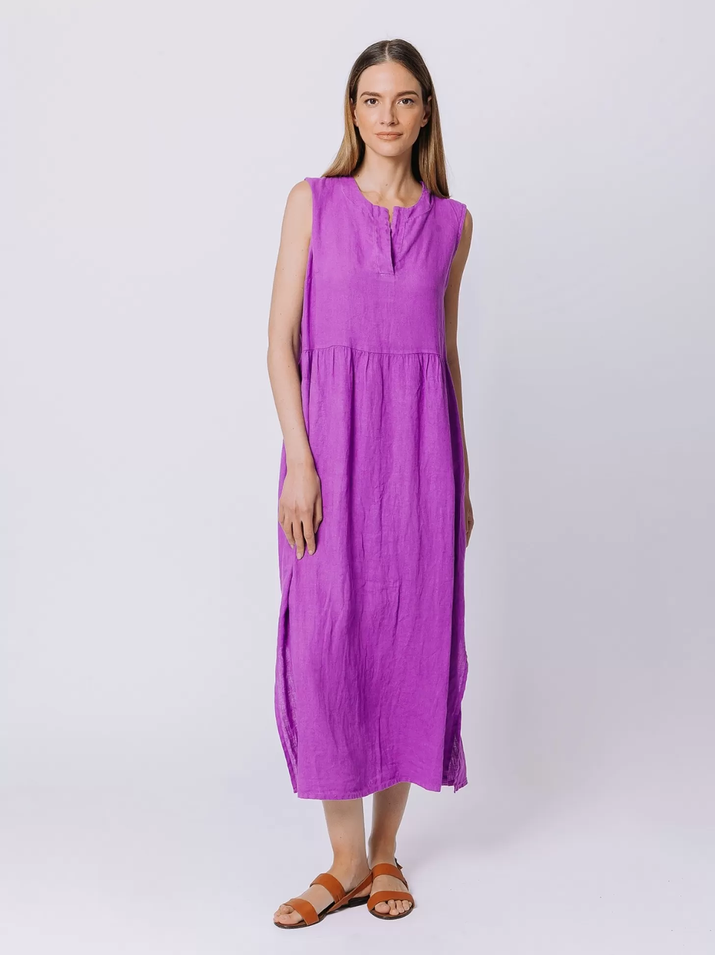 Women Martino Midali Linen Tank Dress