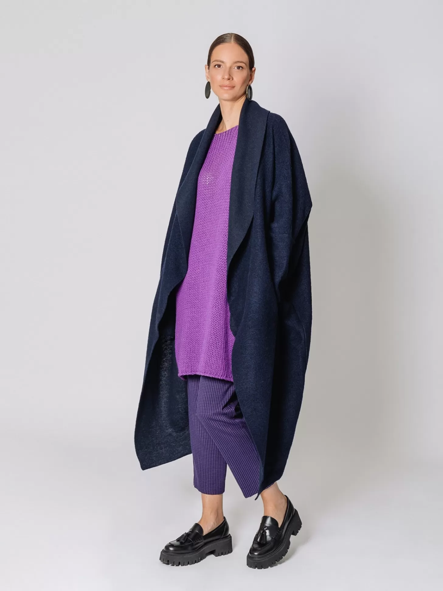 Women Martino Midali Maxi Cardigan In Lana Cotta