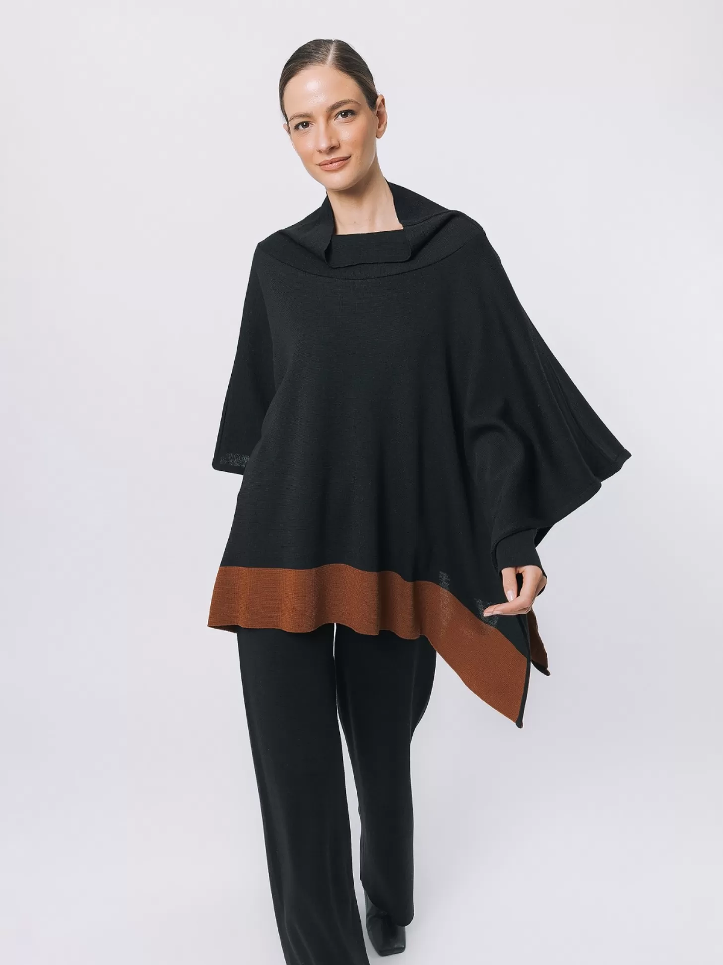 Women Martino Midali Maxi Knitted Poncho