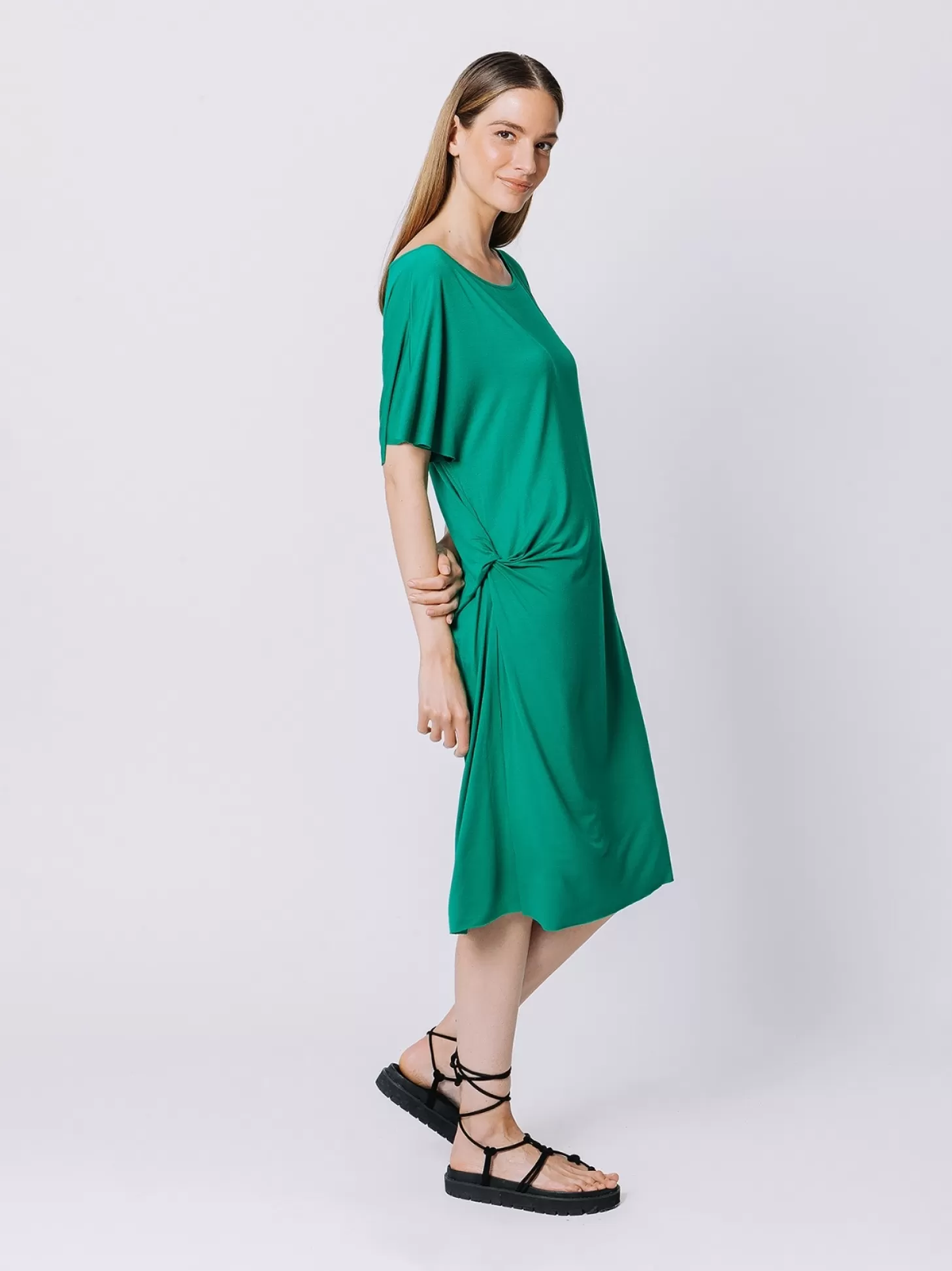 Women Martino Midali Midi Dress With Knot