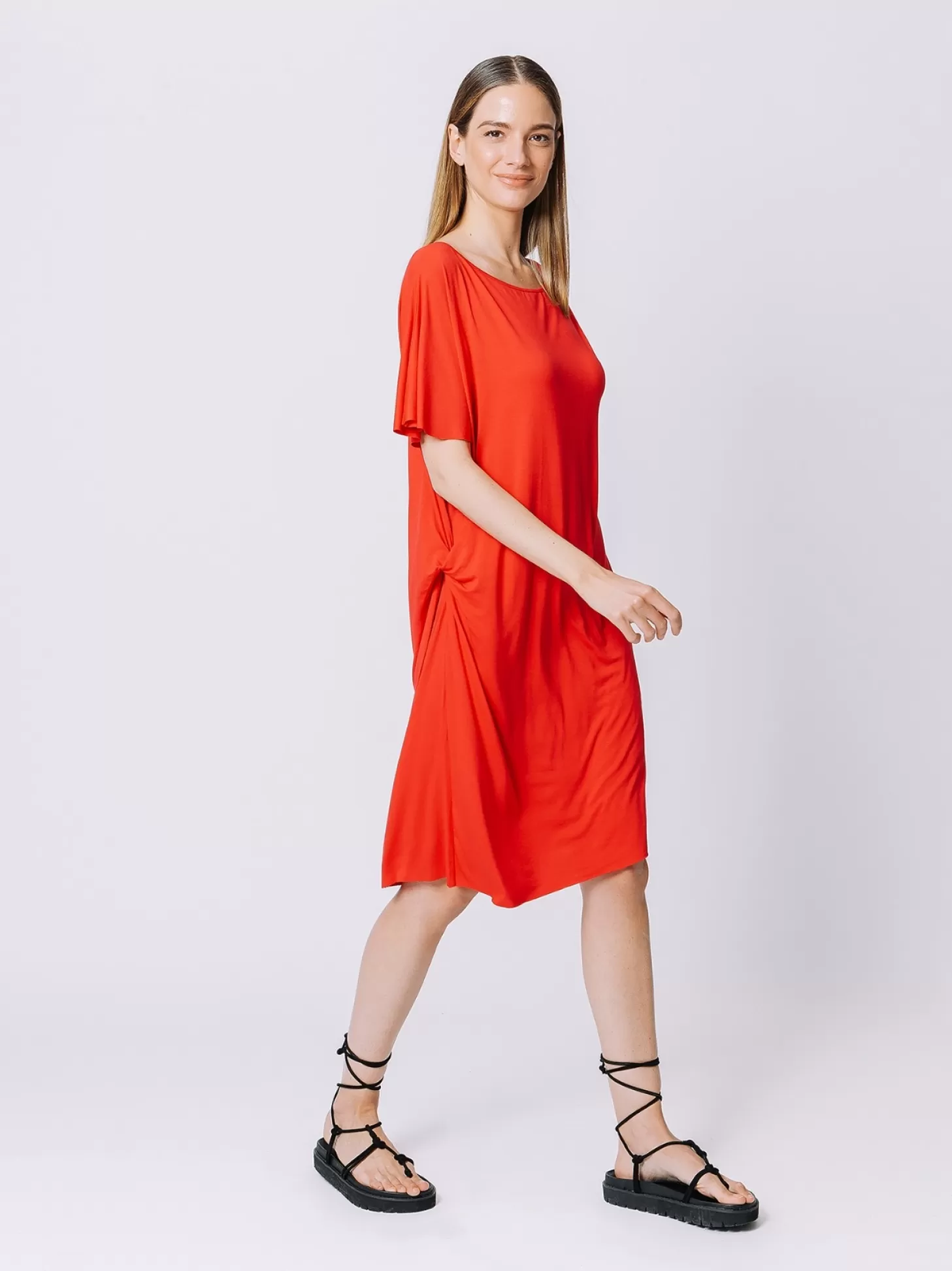 Women Martino Midali Midi Dress With Knot