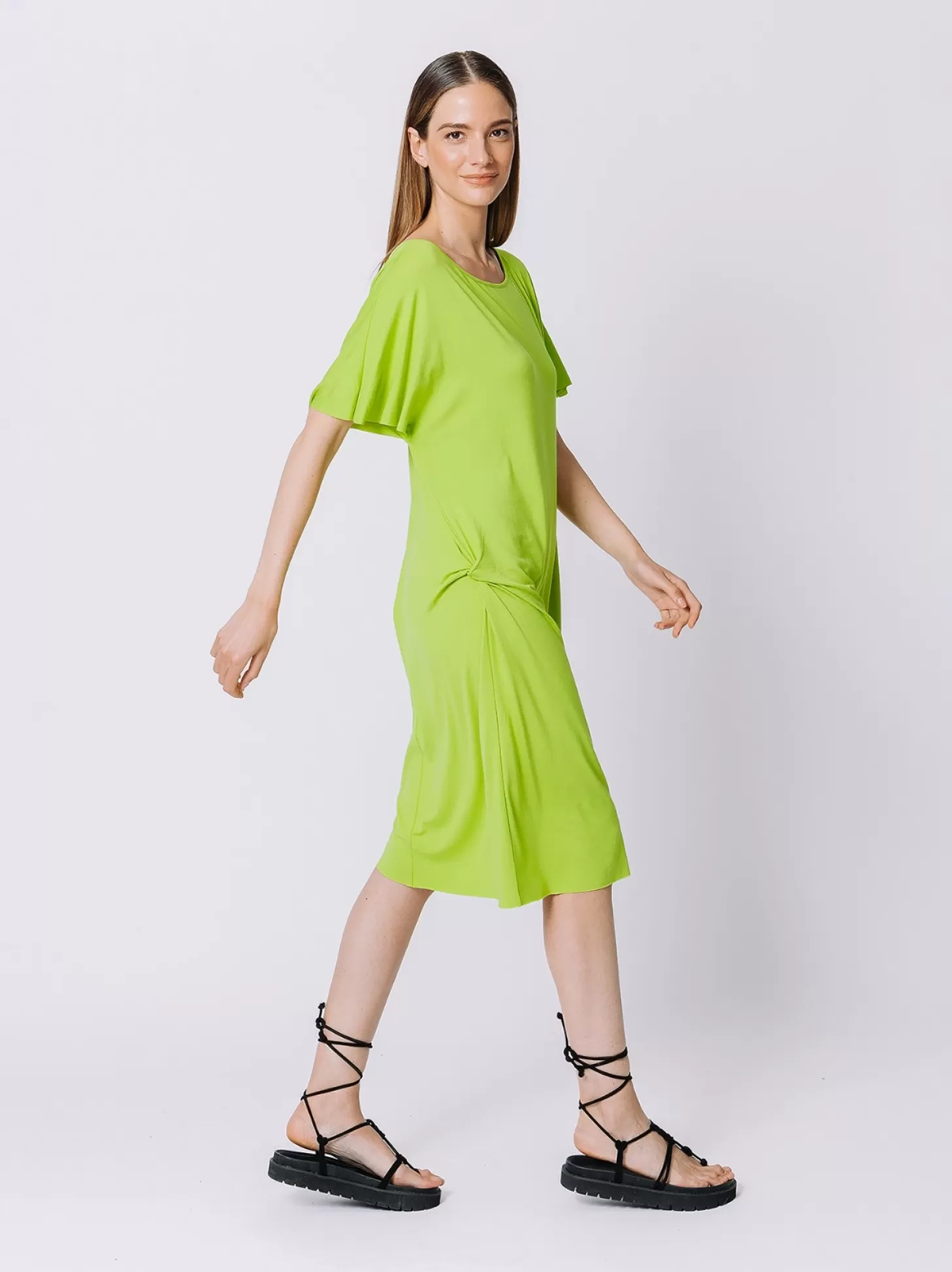 Women Martino Midali Midi Dress With Knot