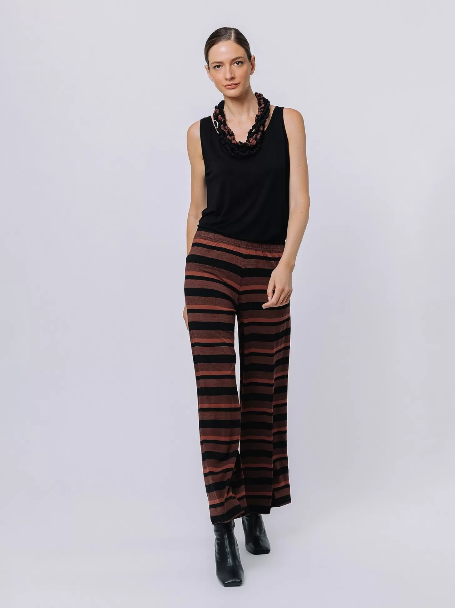 Women Martino Midali Multicoloured Jersey Stretch Trousers