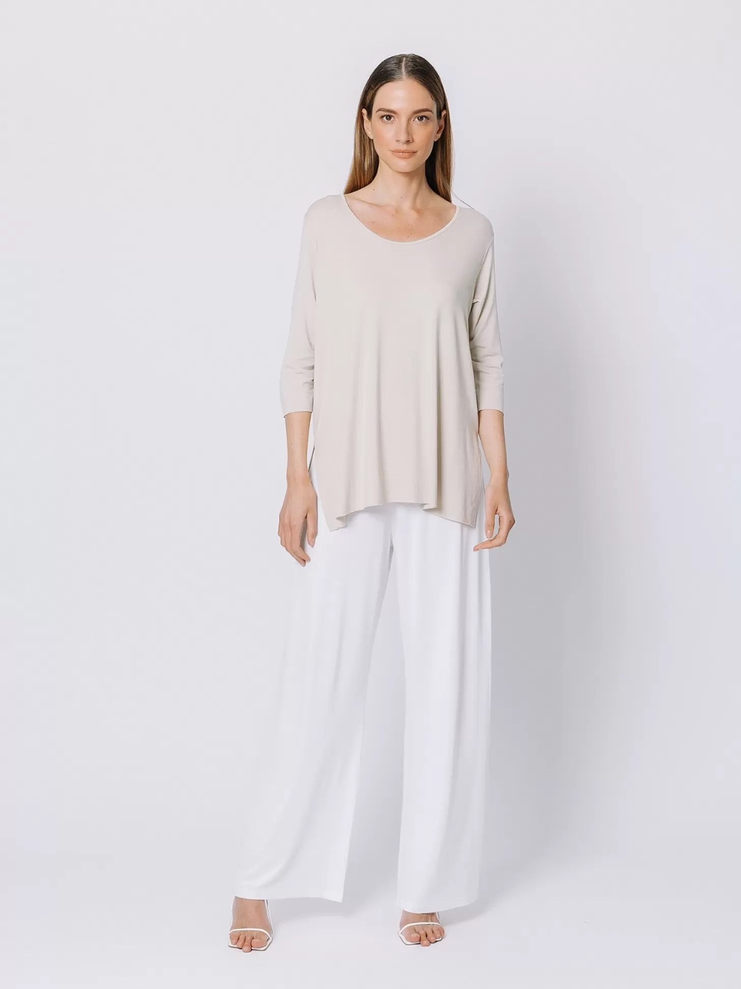 Women Martino Midali Oat Long Boxy T-Shirt