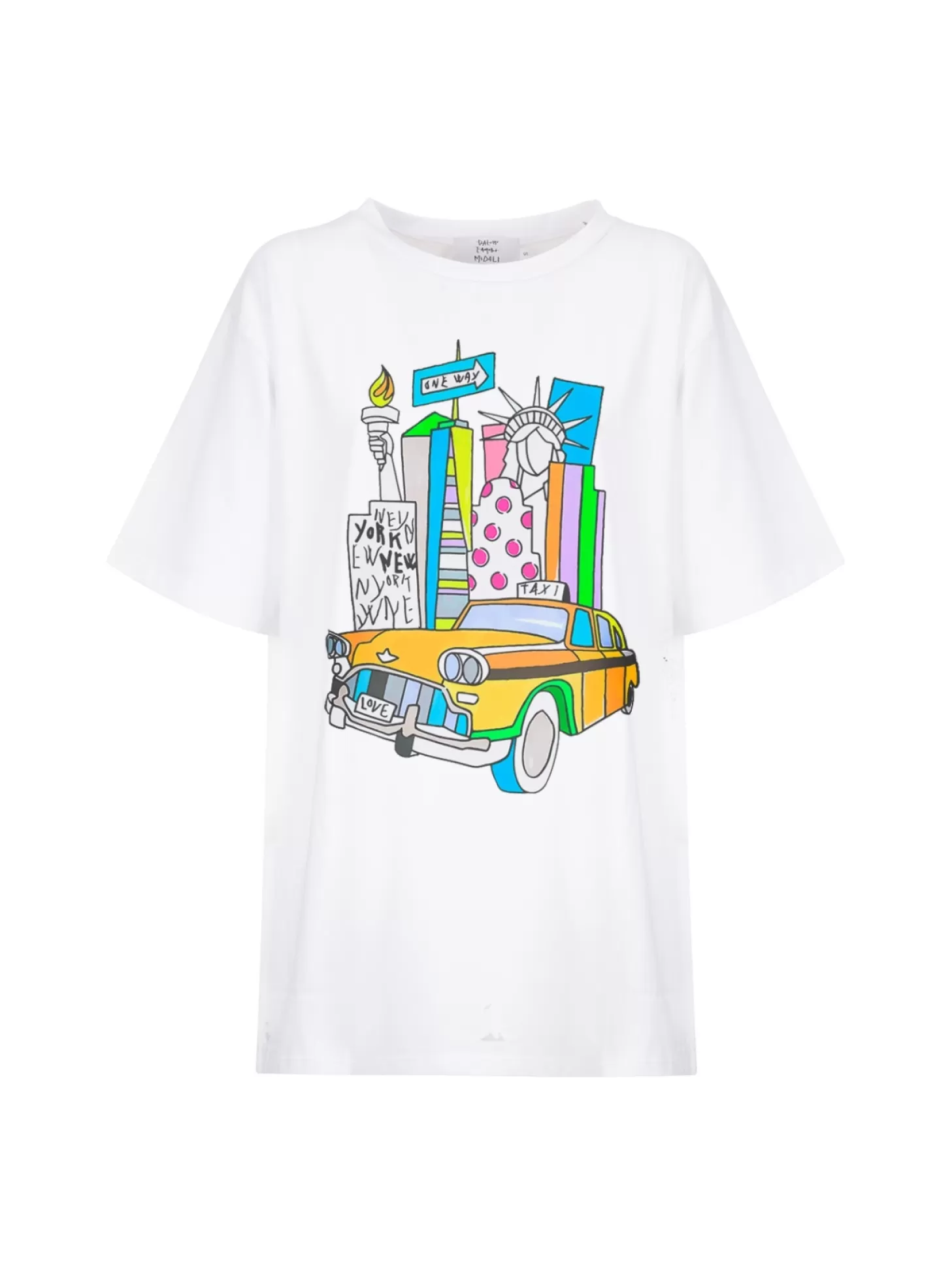 Women Martino Midali Over New York Skyline / Midali T-Shirt