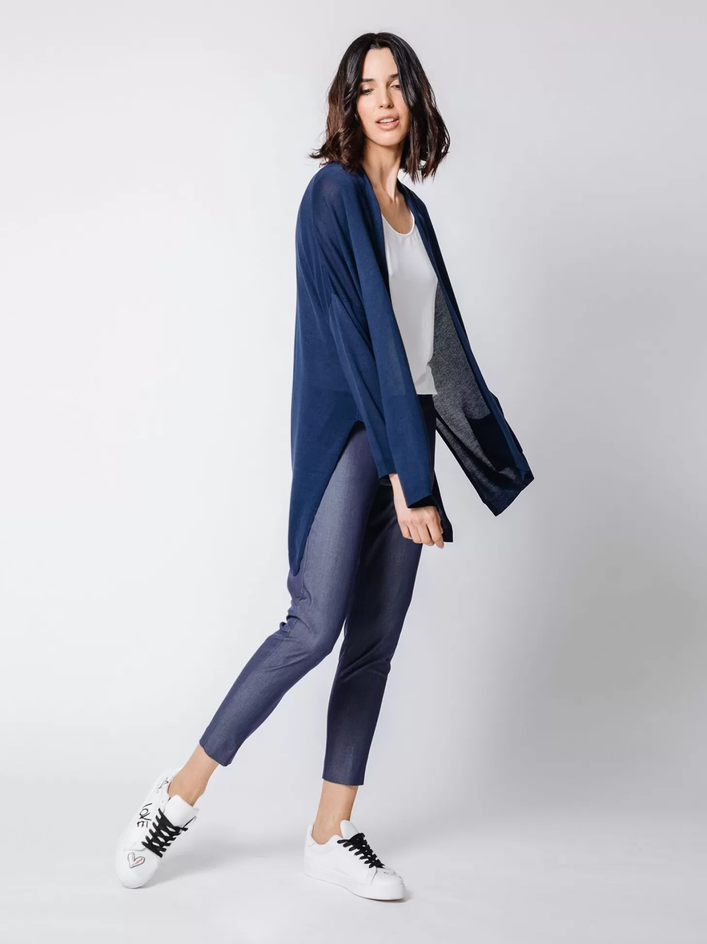 Women Martino Midali Over-Shaped Cardigan In Blue