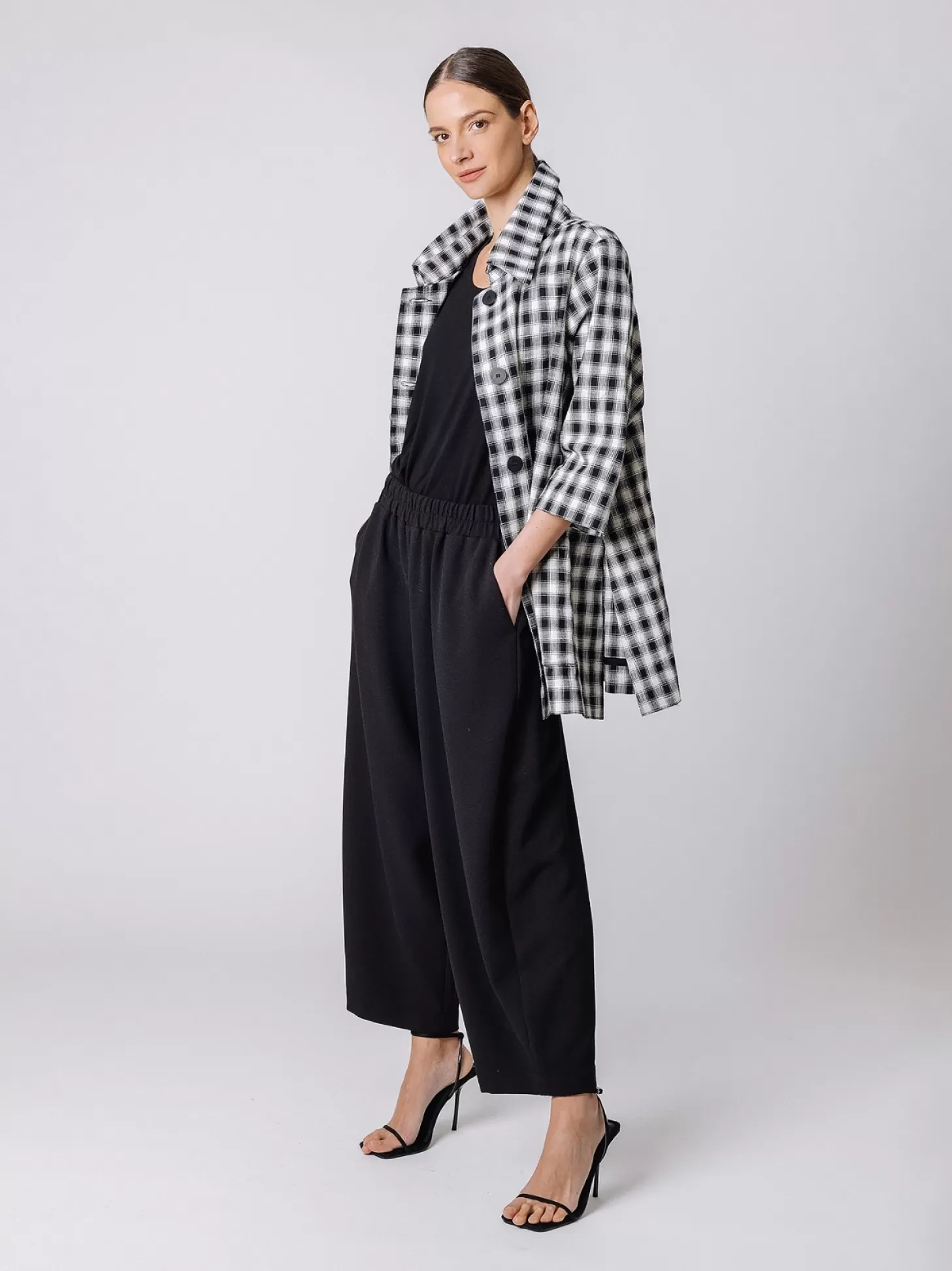 Women Martino Midali Oversize Checked Jacket