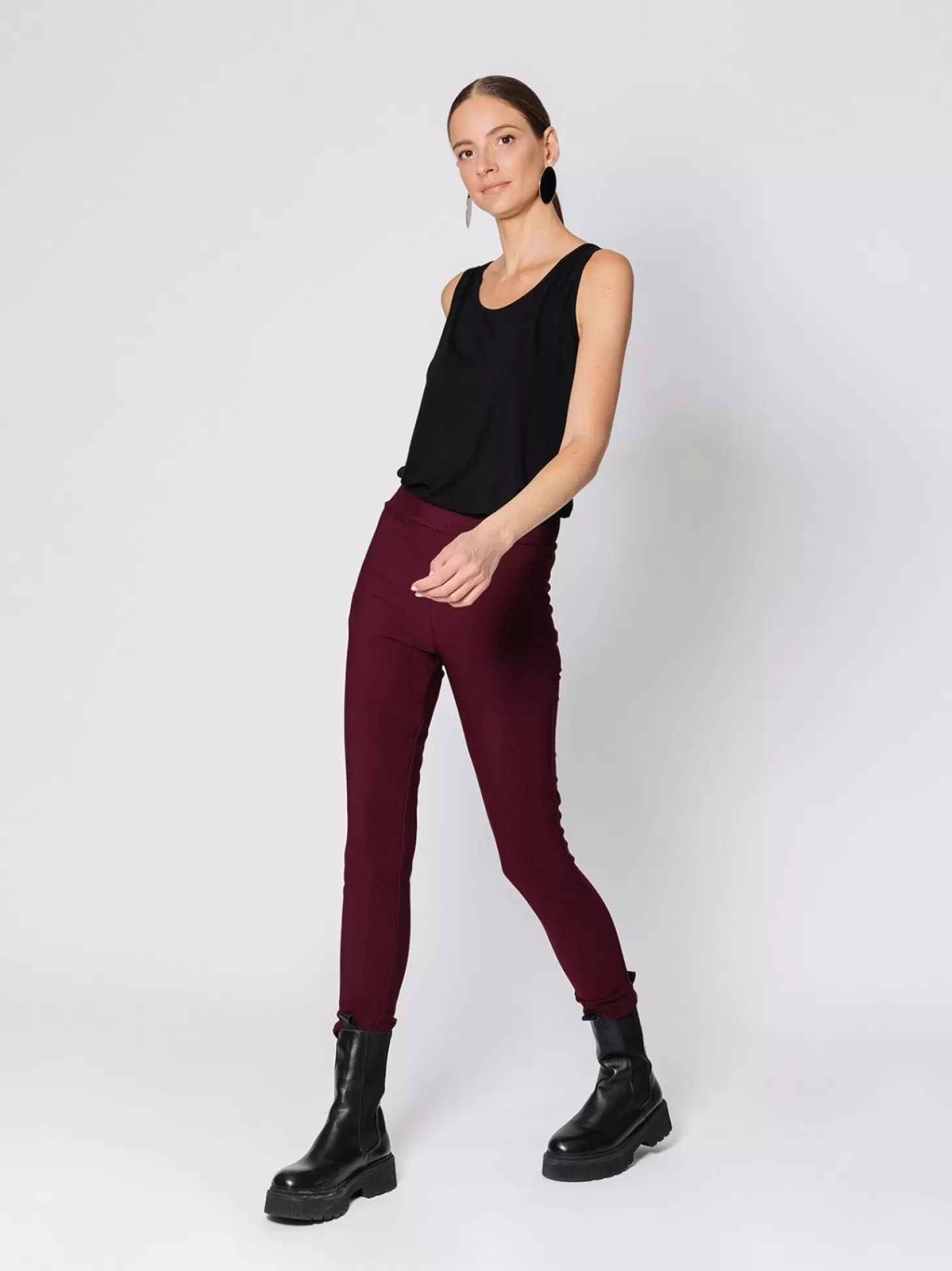 Women Martino Midali Pantaloni Skinny Mini Ottoman