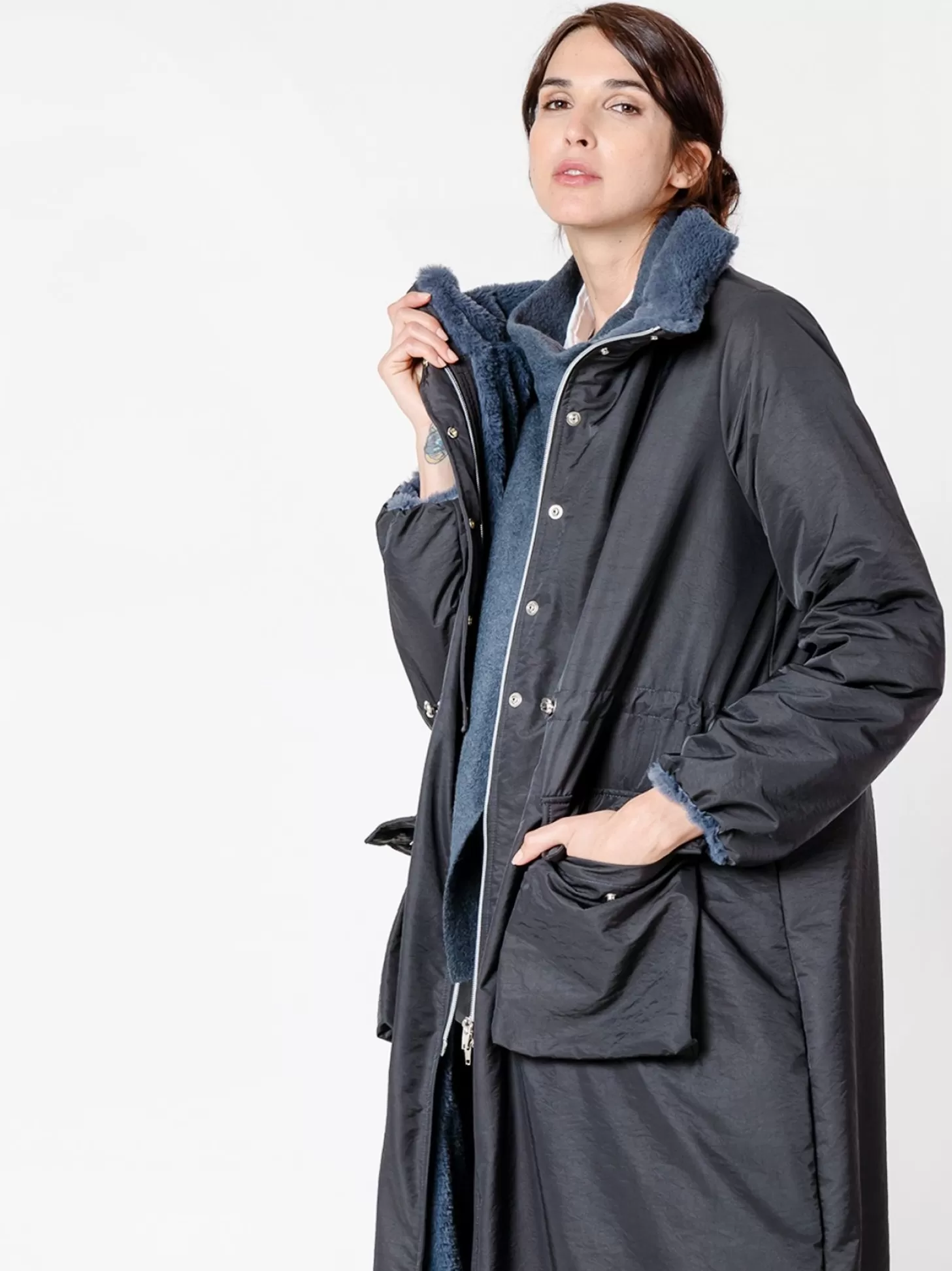 Women Martino Midali Parka Con Interno Foderato Ecofur