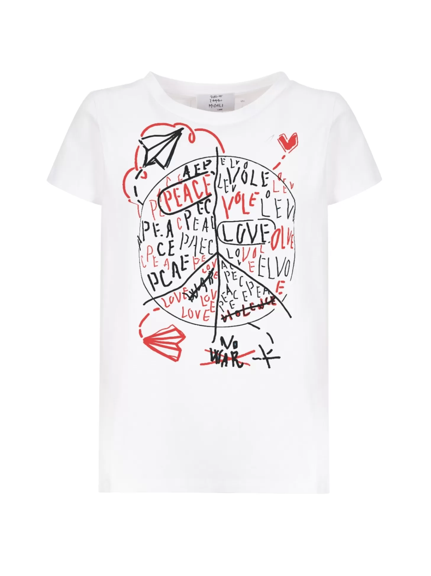 Women Martino Midali Peace Art T-Shirt / Midali T-Shirt