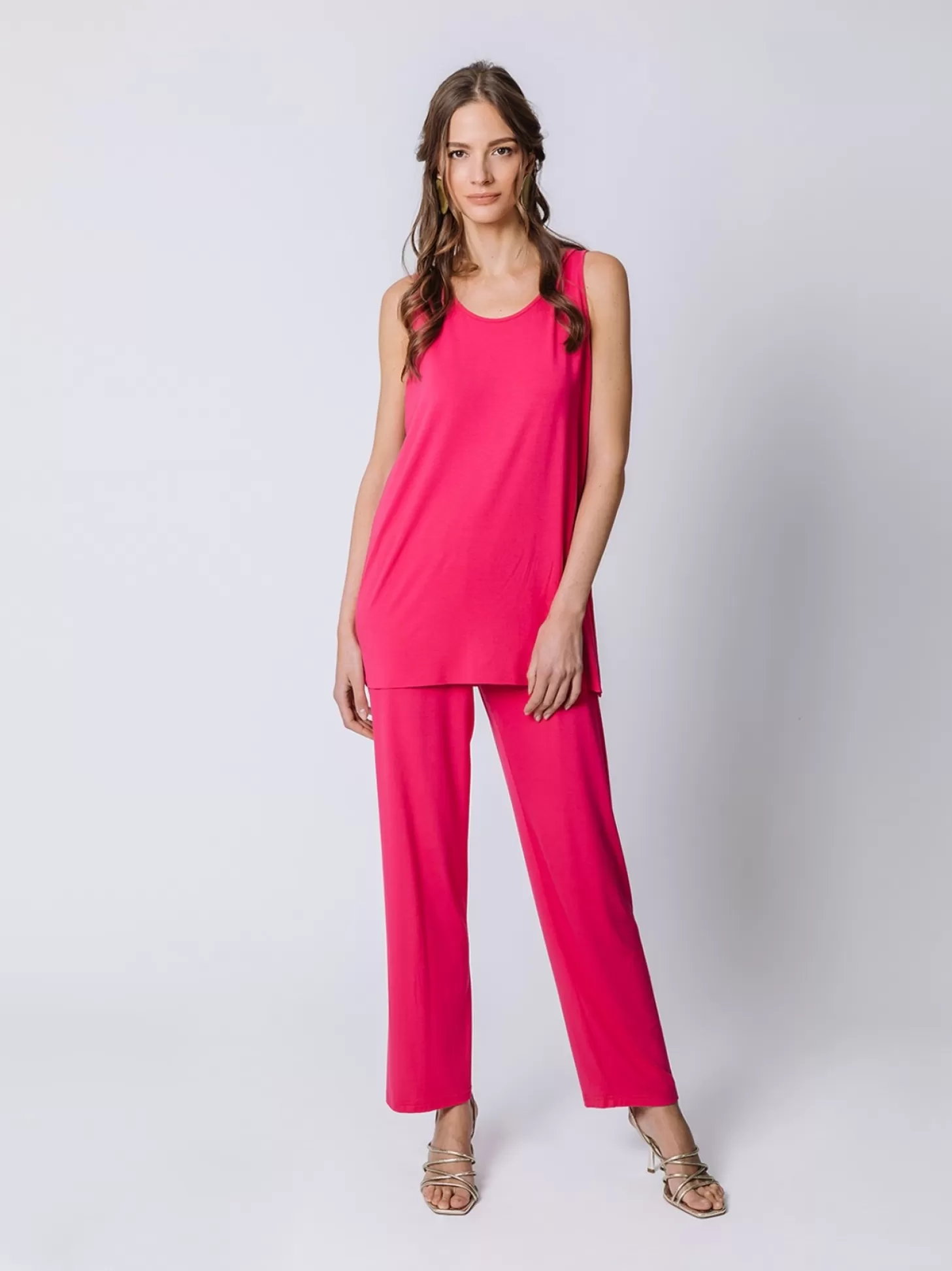 Women Martino Midali Pink Tank Top