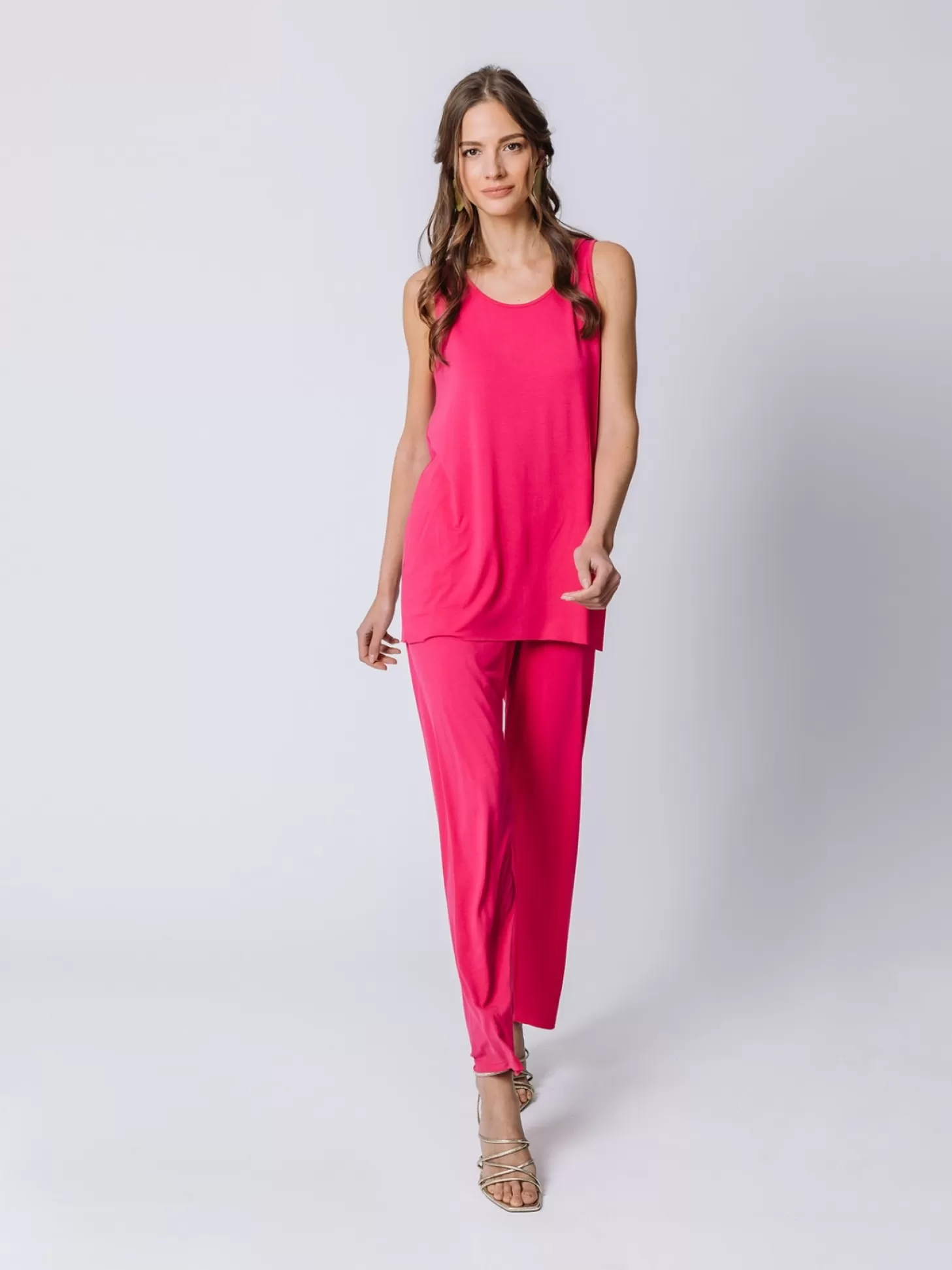 Women Martino Midali Pink Tank Top