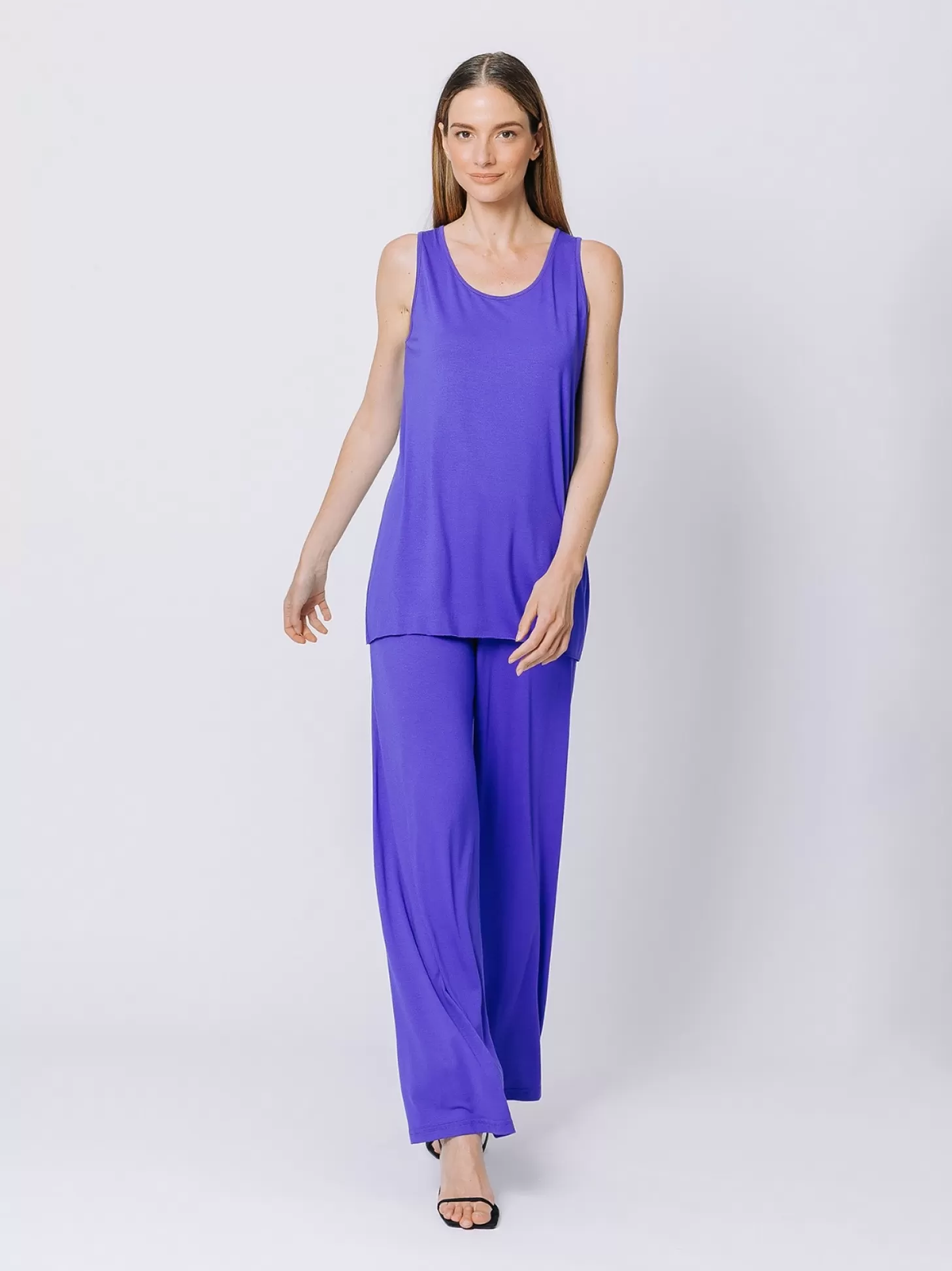 Women Martino Midali Purple Tank Top