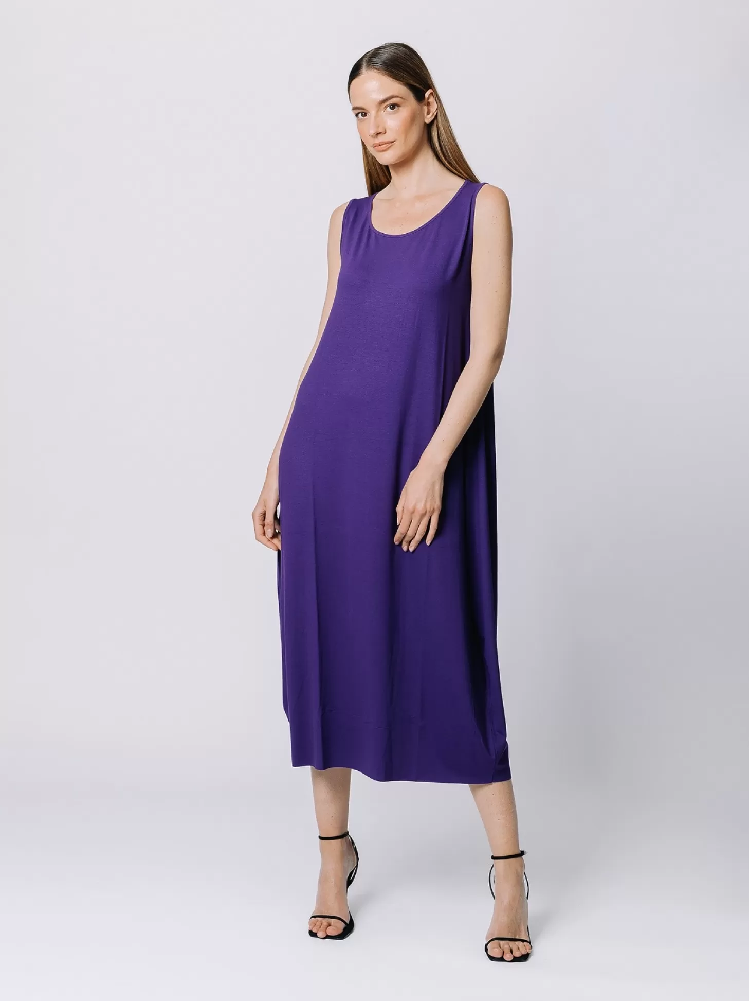 Women Martino Midali Purple Tank Top Dress