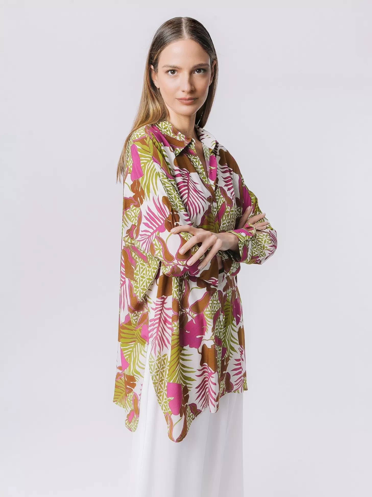 Women Martino Midali Reborn Art Maxi Shirt - Limited Edition