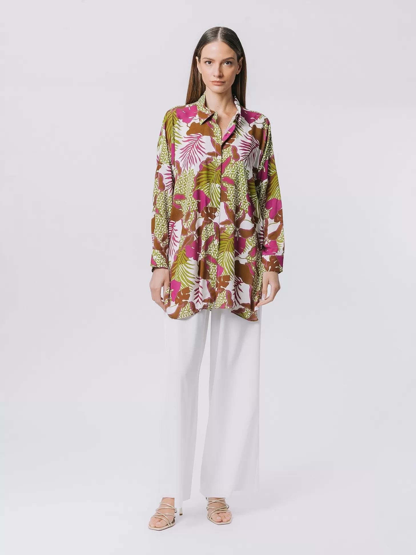 Women Martino Midali Reborn Art Maxi Shirt - Limited Edition