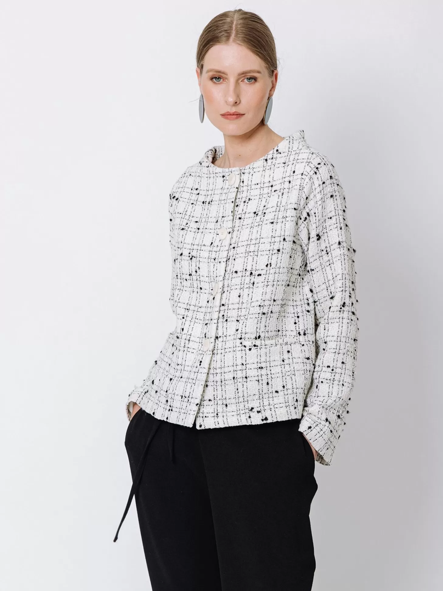 Women Martino Midali Short Jacket With Four Buttons