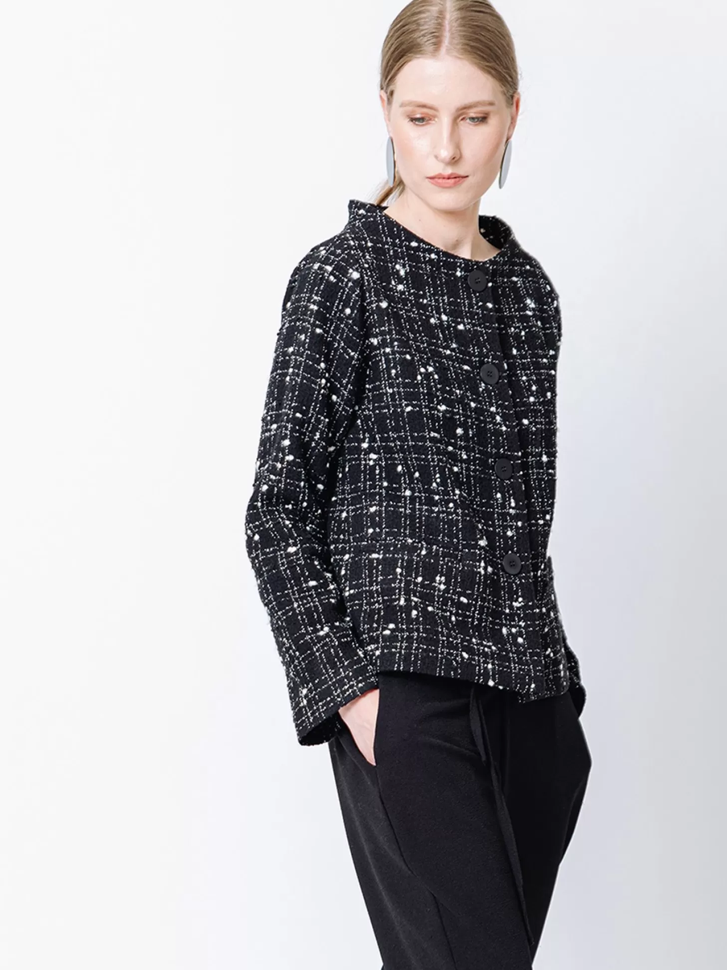 Women Martino Midali Short Jacket With Four Buttons