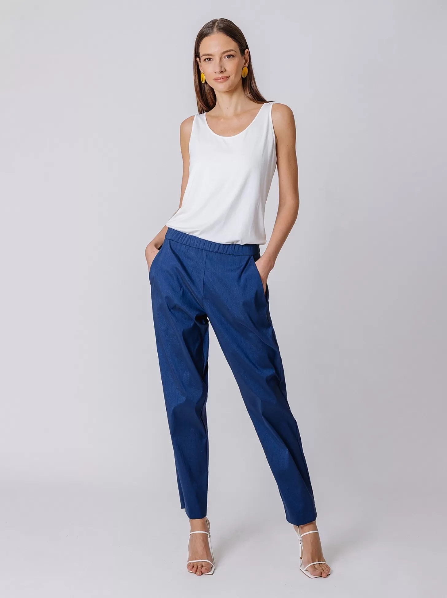 Women Martino Midali Stretch Shantung Chinos