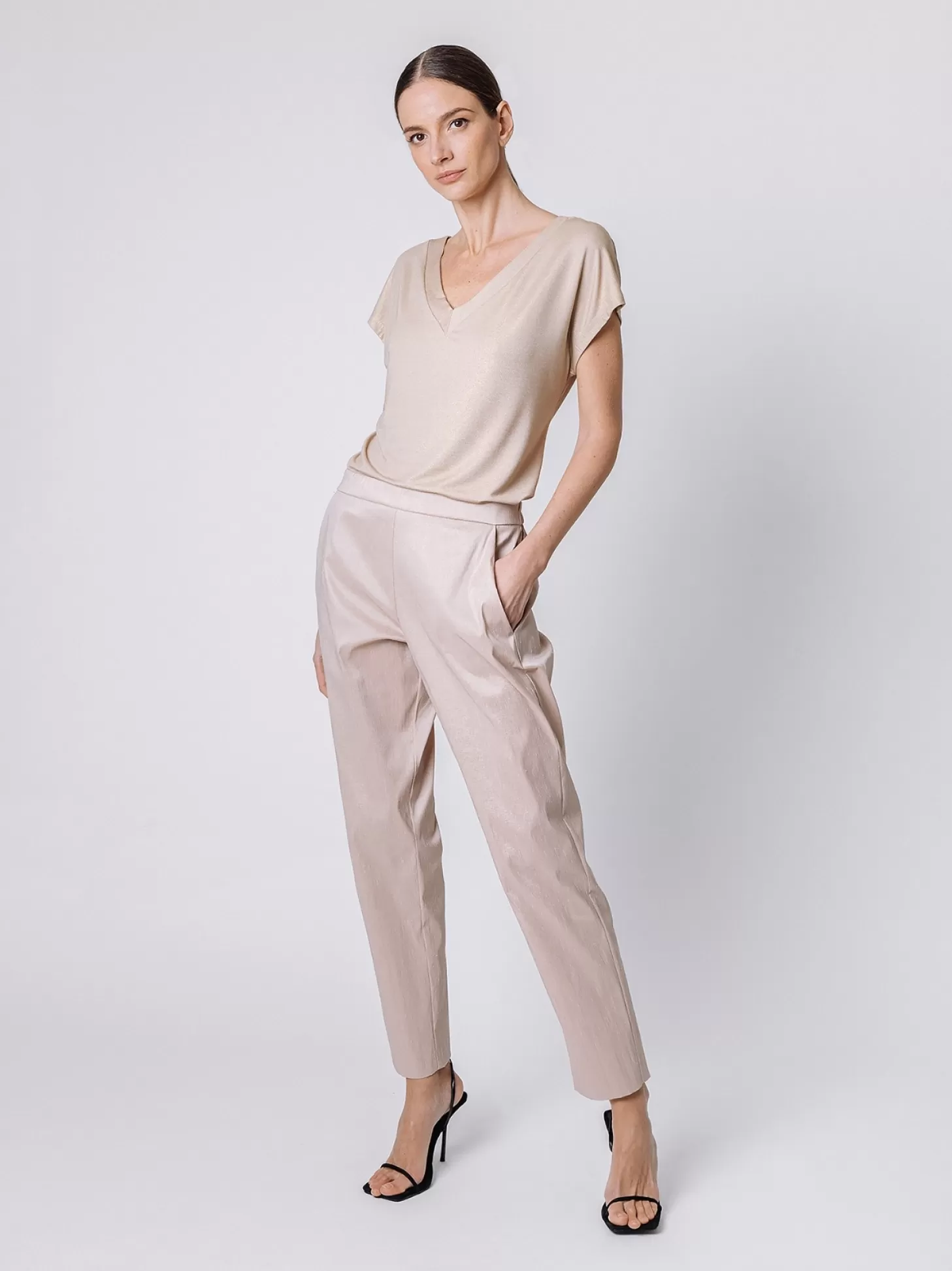 Women Martino Midali Stretch Shantung Chinos