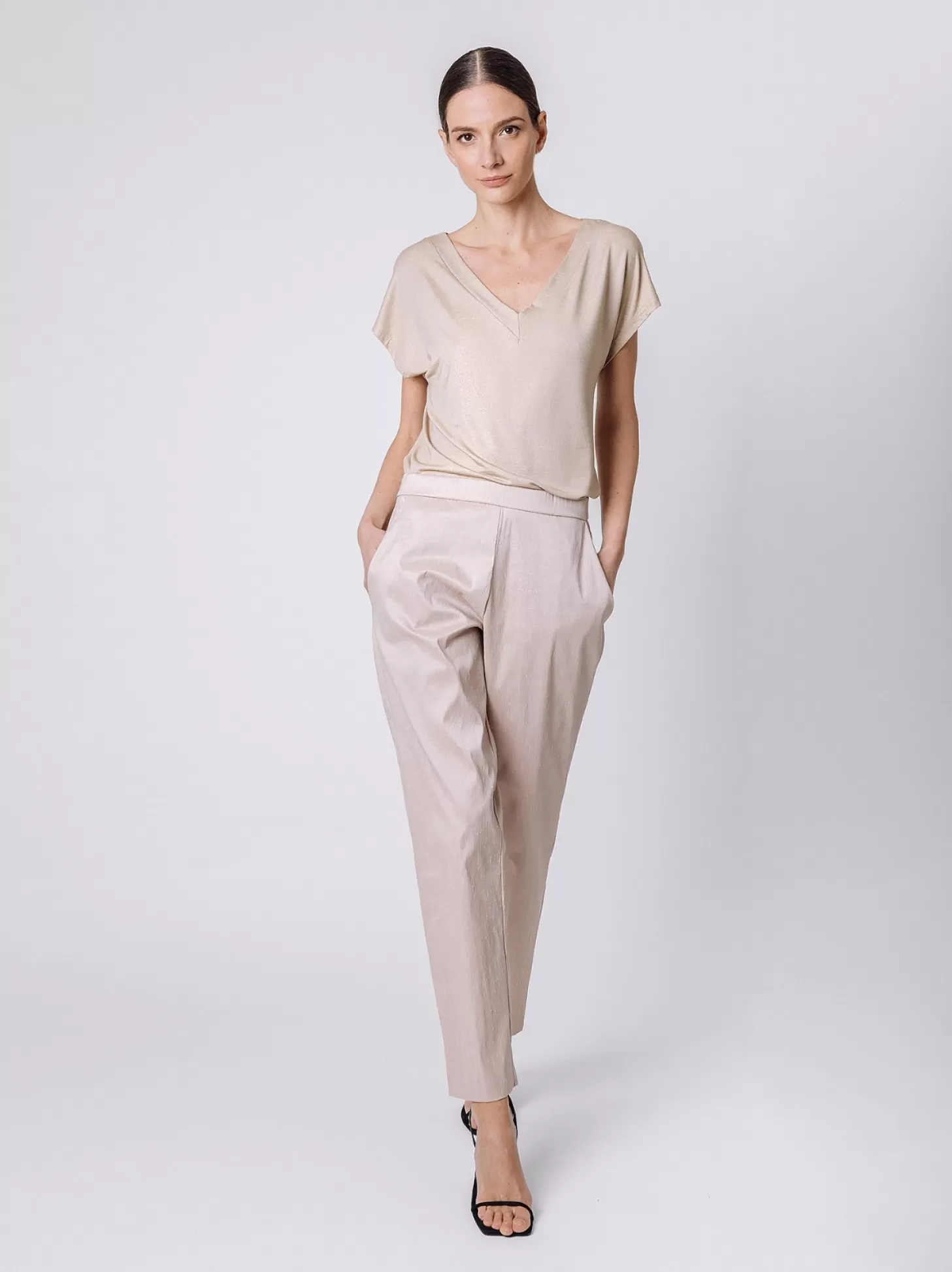 Women Martino Midali Stretch Shantung Chinos