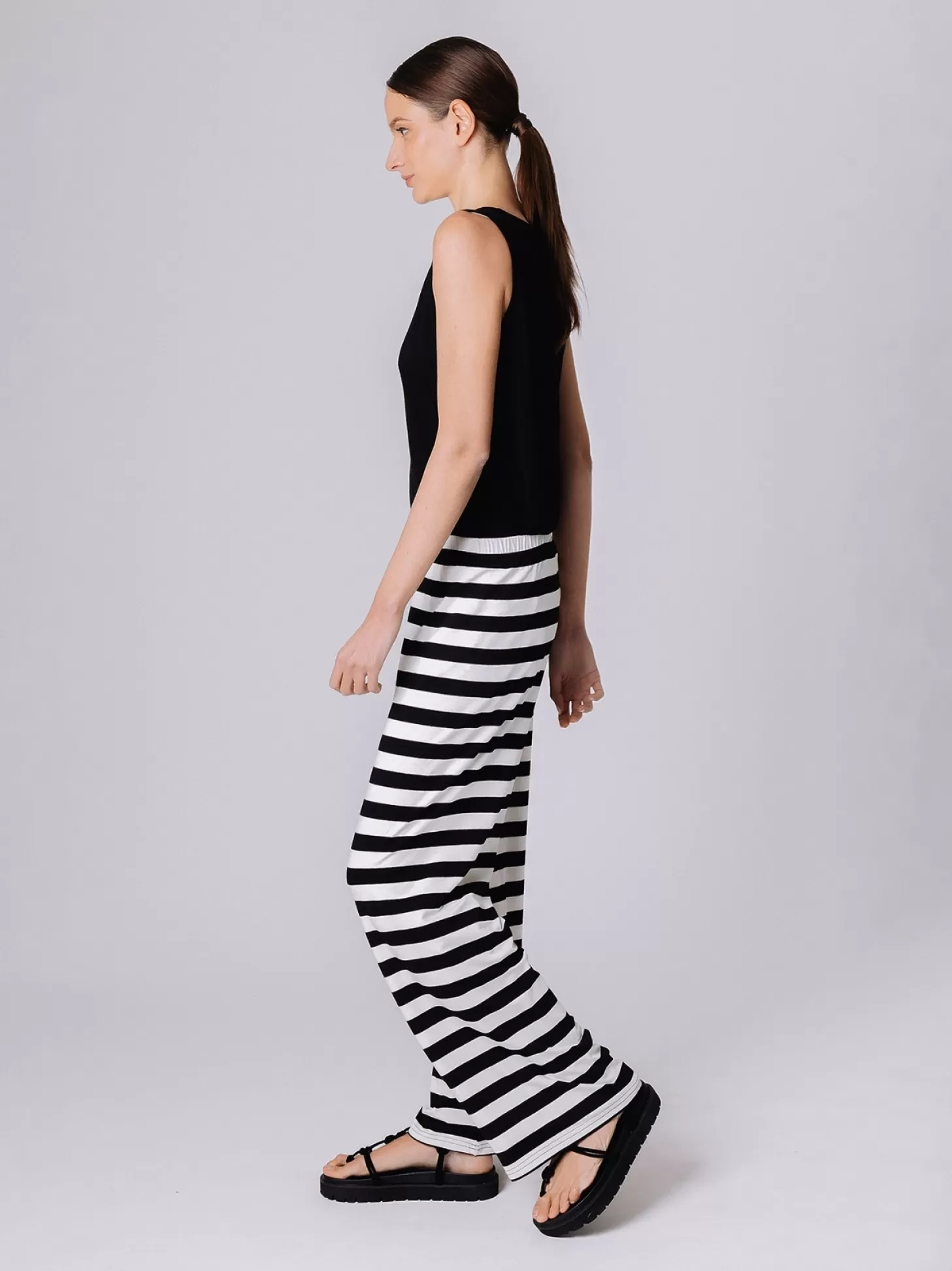 Women Martino Midali Striped Trousers