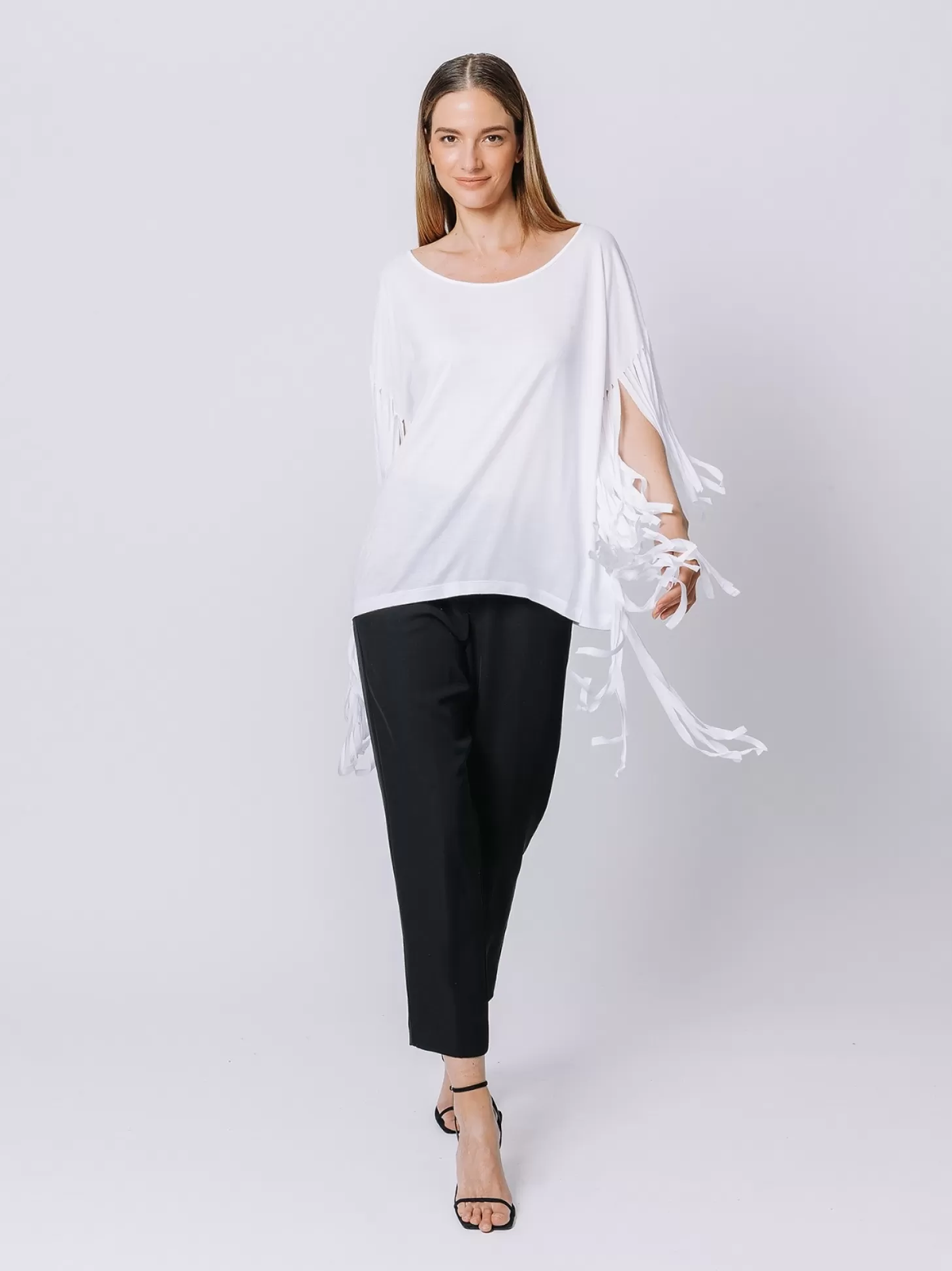 Women Martino Midali T-Shirt With Fringes