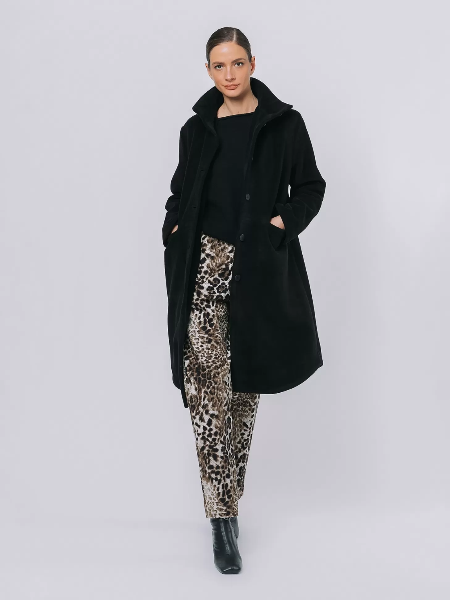 Women Martino Midali Velour Coat