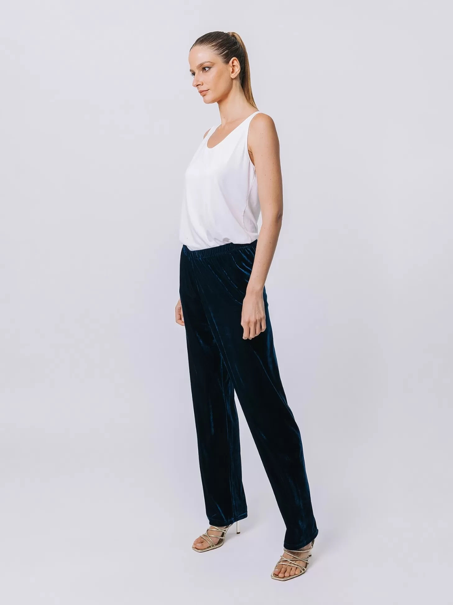 Women Martino Midali Velvet Trousers