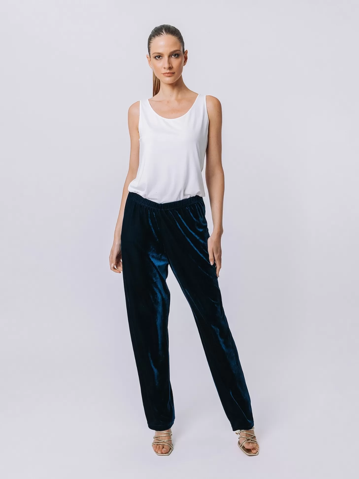 Women Martino Midali Velvet Trousers